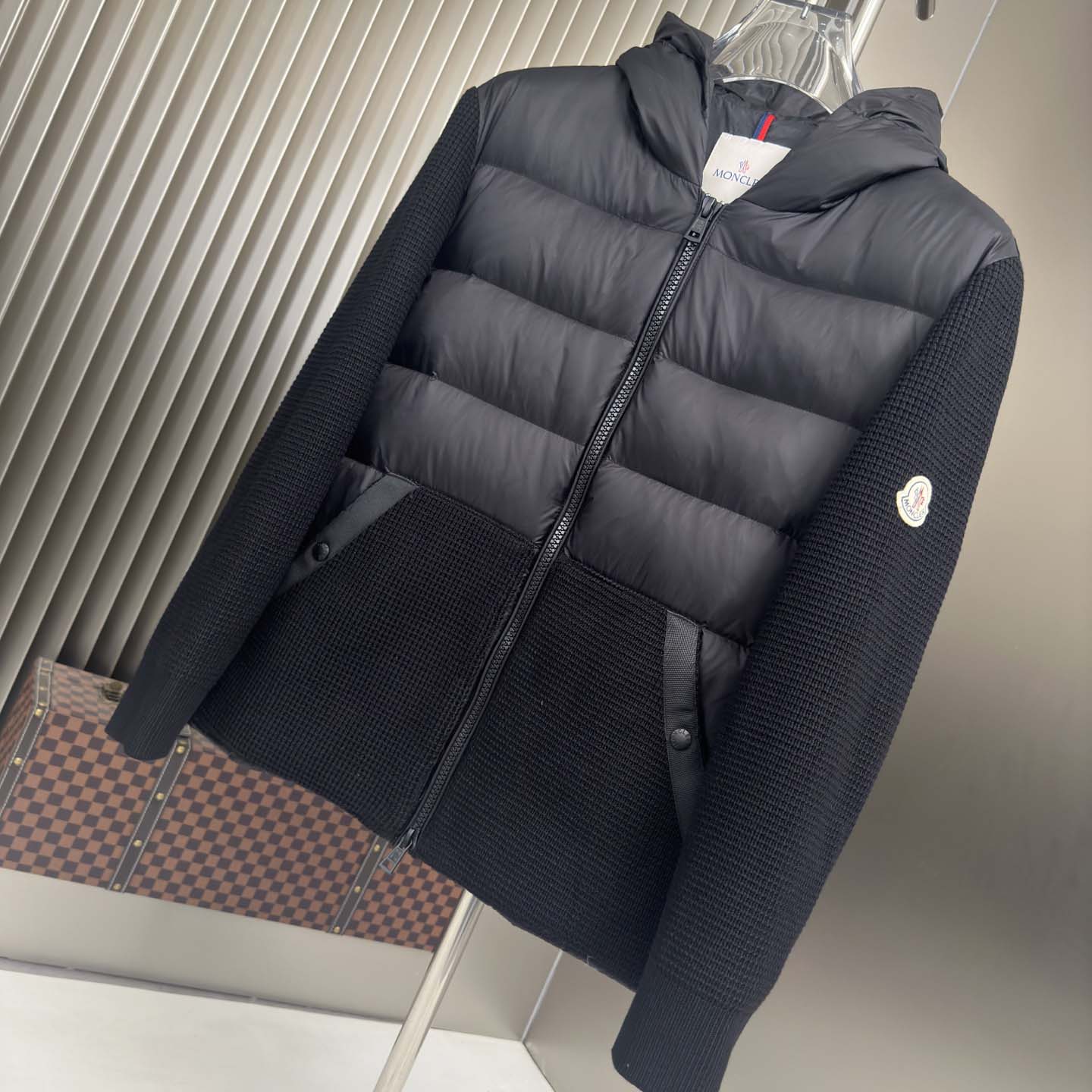 Moncler Padded Zip-Up Cardigan - FashionPlug