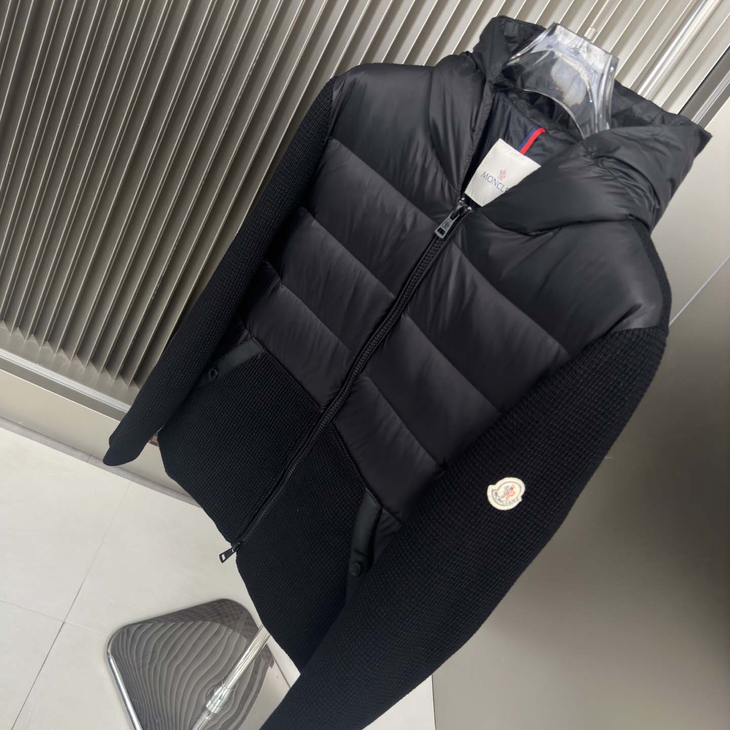 Moncler Padded Zip-Up Cardigan - FashionPlug