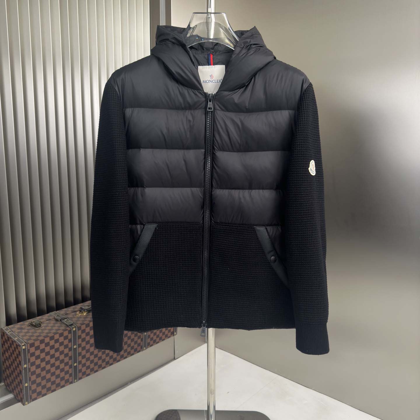 Moncler Padded Zip-Up Cardigan - FashionPlug