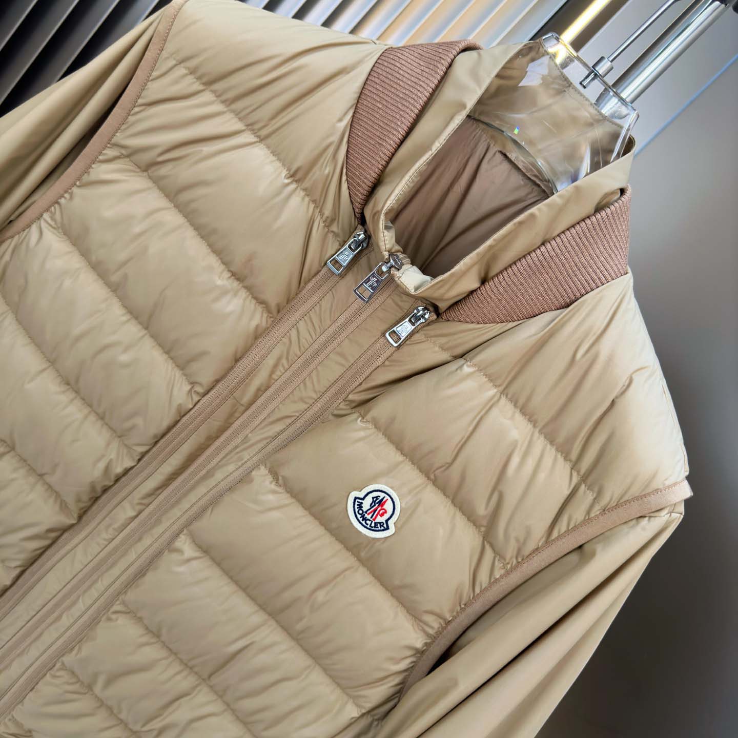 Moncler Verney 3-in-1 Short Jacket & Down Vest Set - FashionPlug