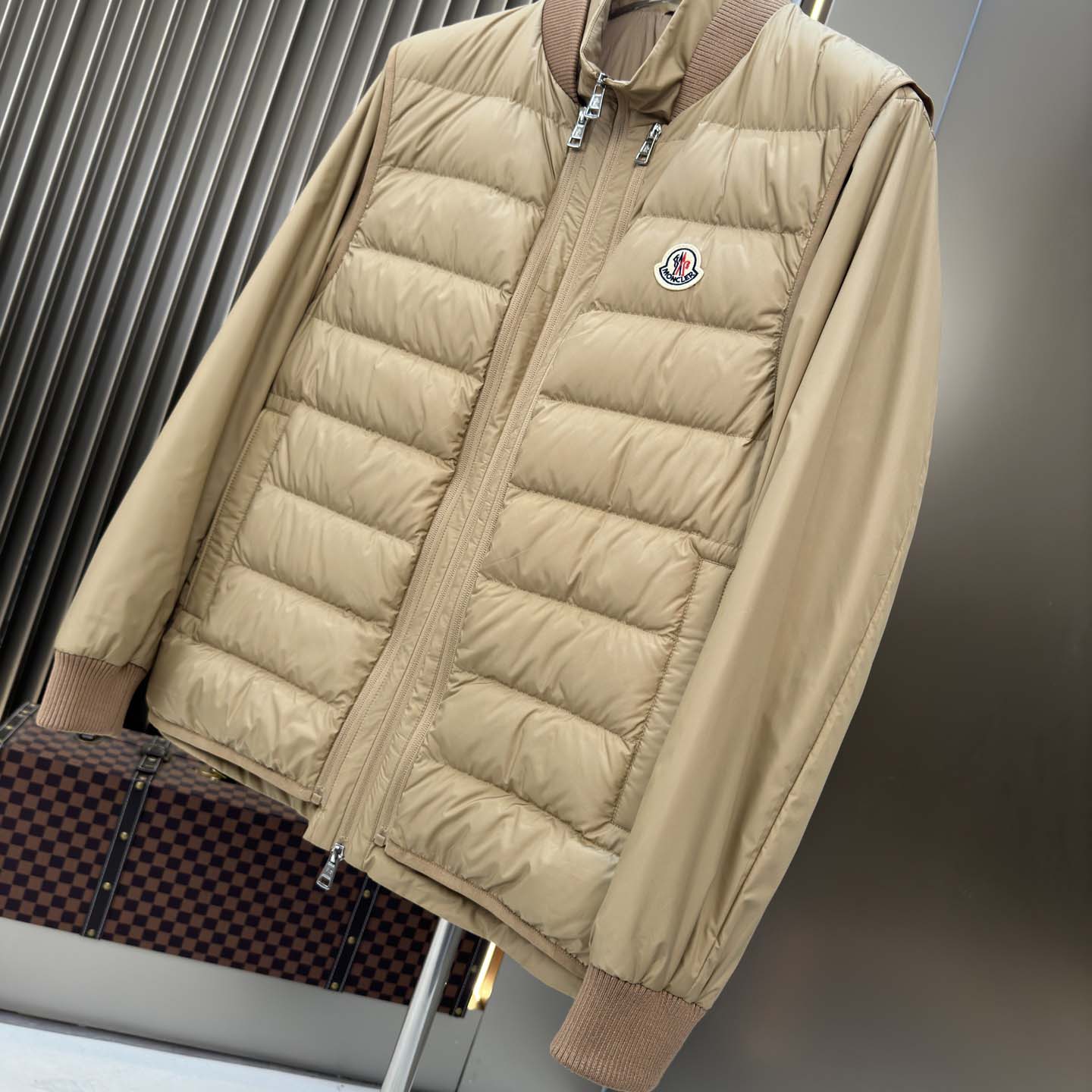 Moncler Verney 3-in-1 Short Jacket & Down Vest Set - FashionPlug