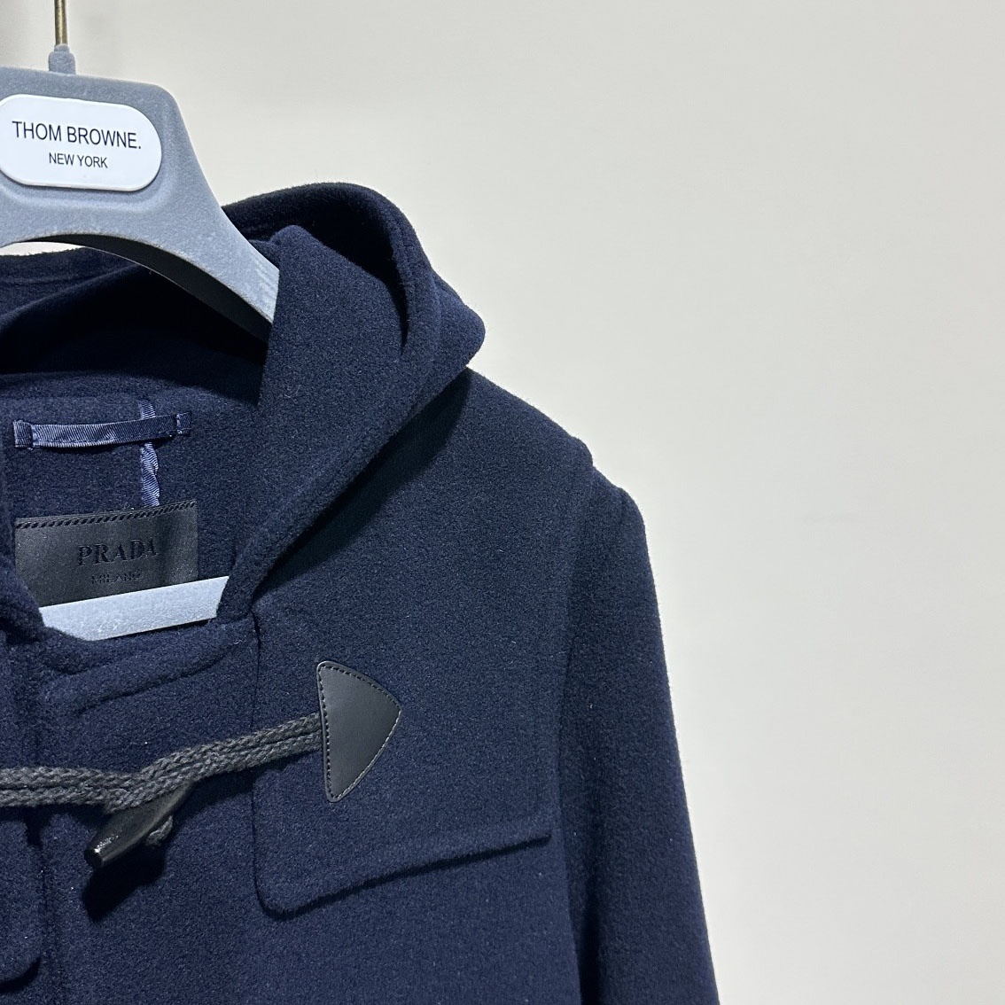 Prada Double-breasted Wool Duffle Coat - FashionPlug