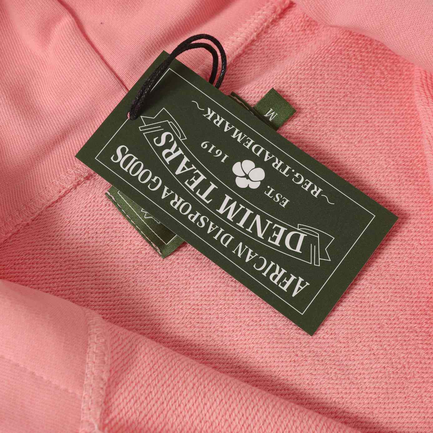 Denim Tears Cotton Wreath Zip Hoodie Pink - FashionPlug