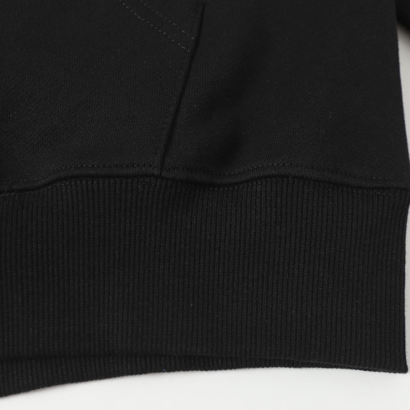 Denim Tears Cotton Wreath Zip Hoodie Black - FashionPlug
