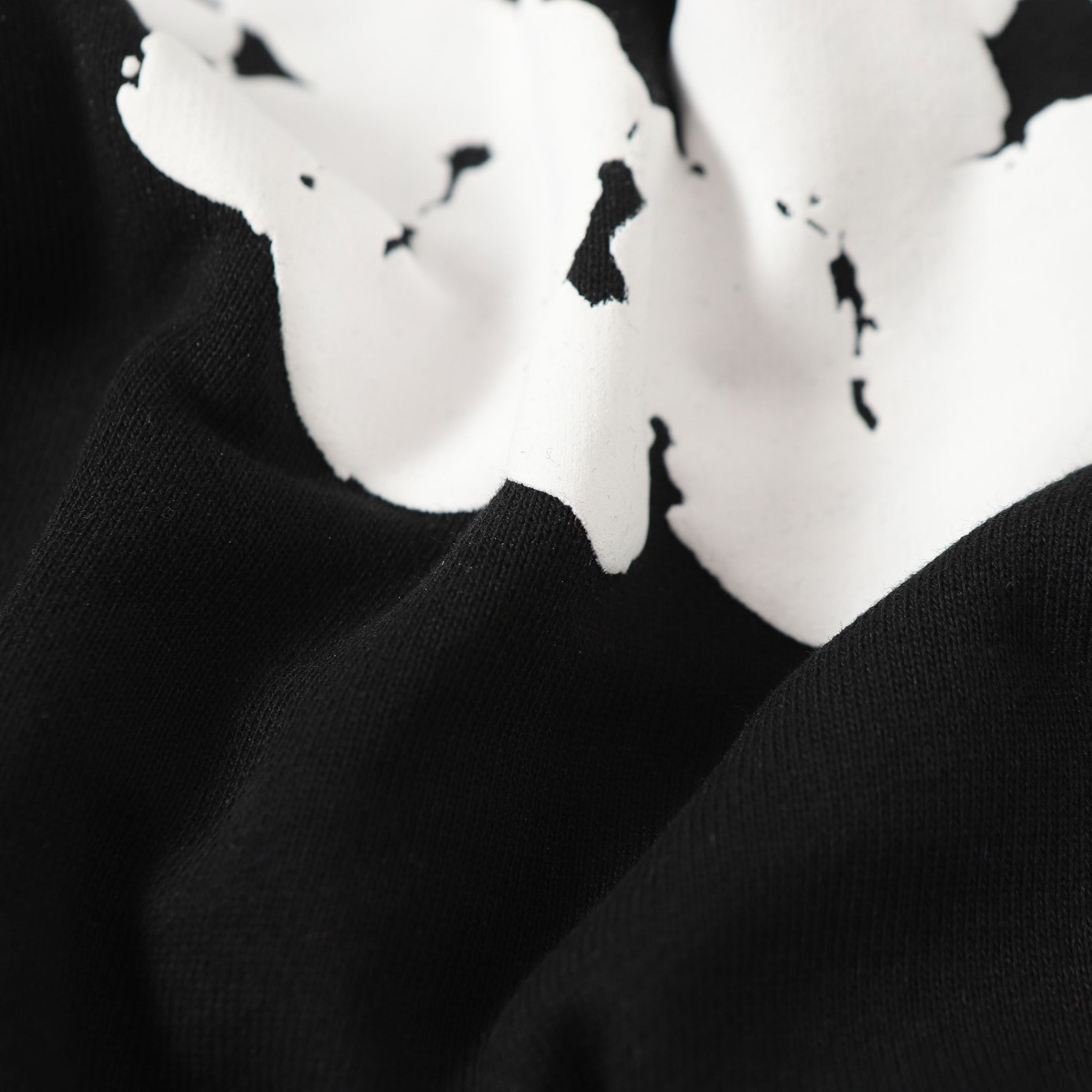 Denim Tears Cotton Wreath Zip Hoodie Black - FashionPlug