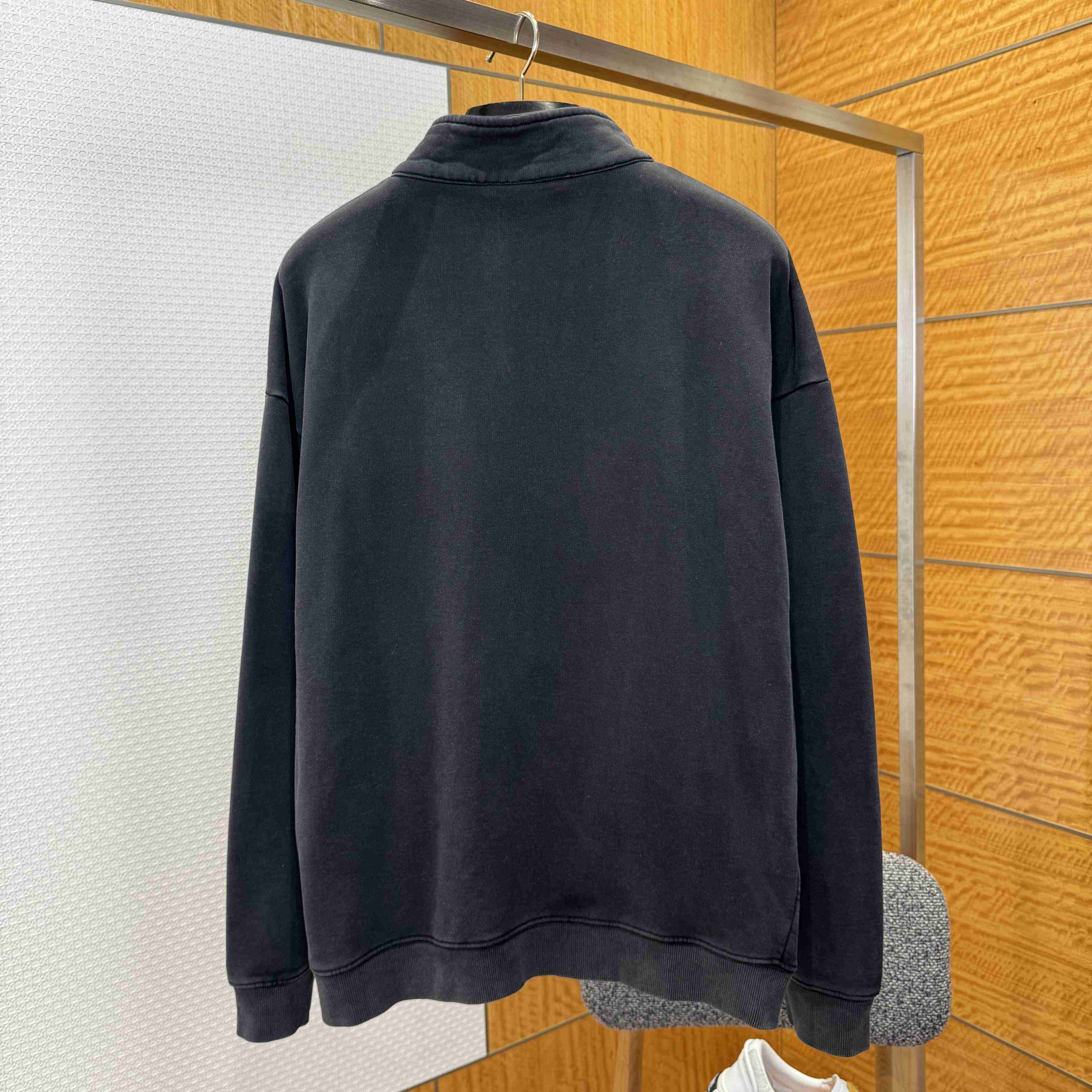 Dior Diorling Sweatshirt With Zipped Collar  - FashionPlug