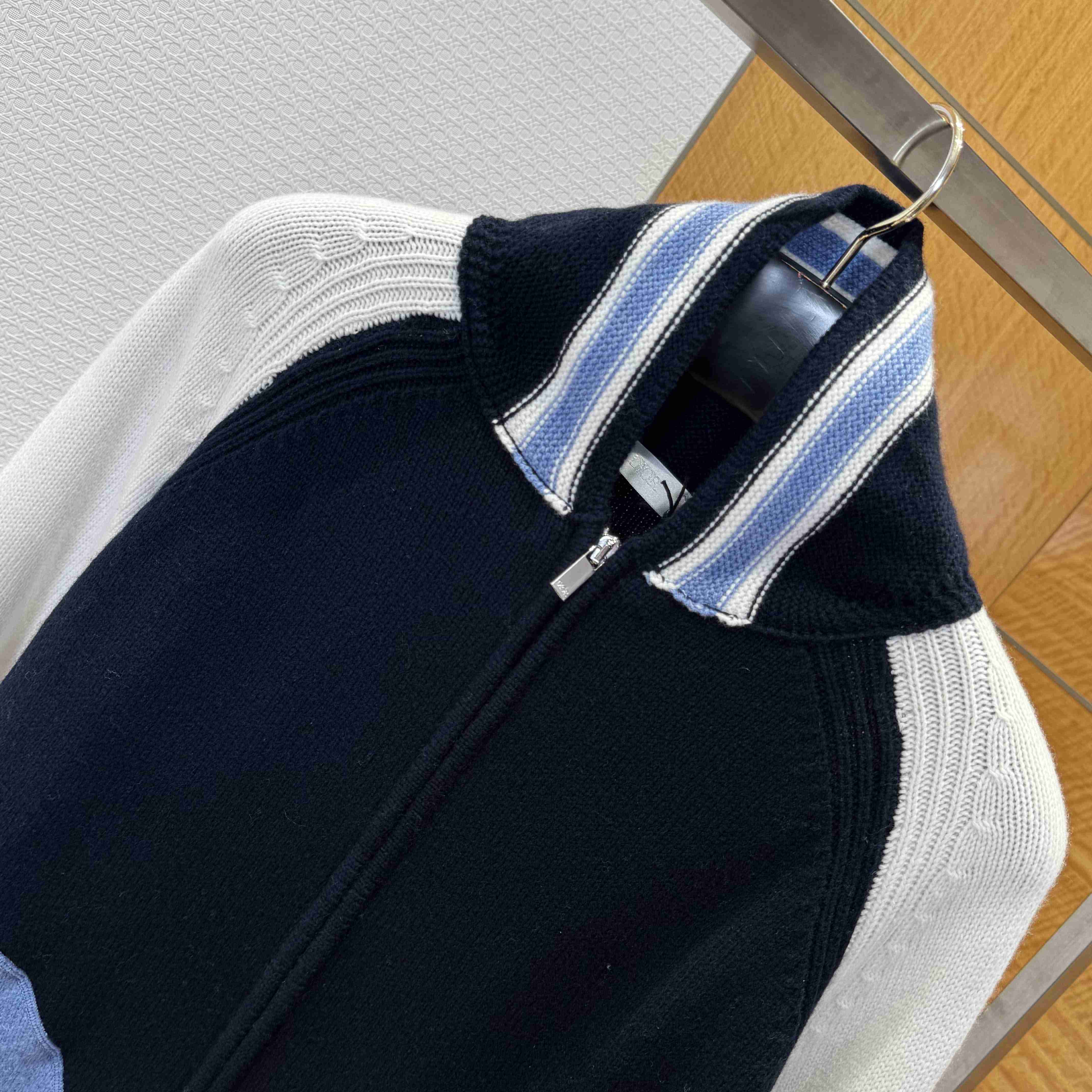 Christian Dior Couture Lily of the Valley Varsity Cardigan  - FashionPlug