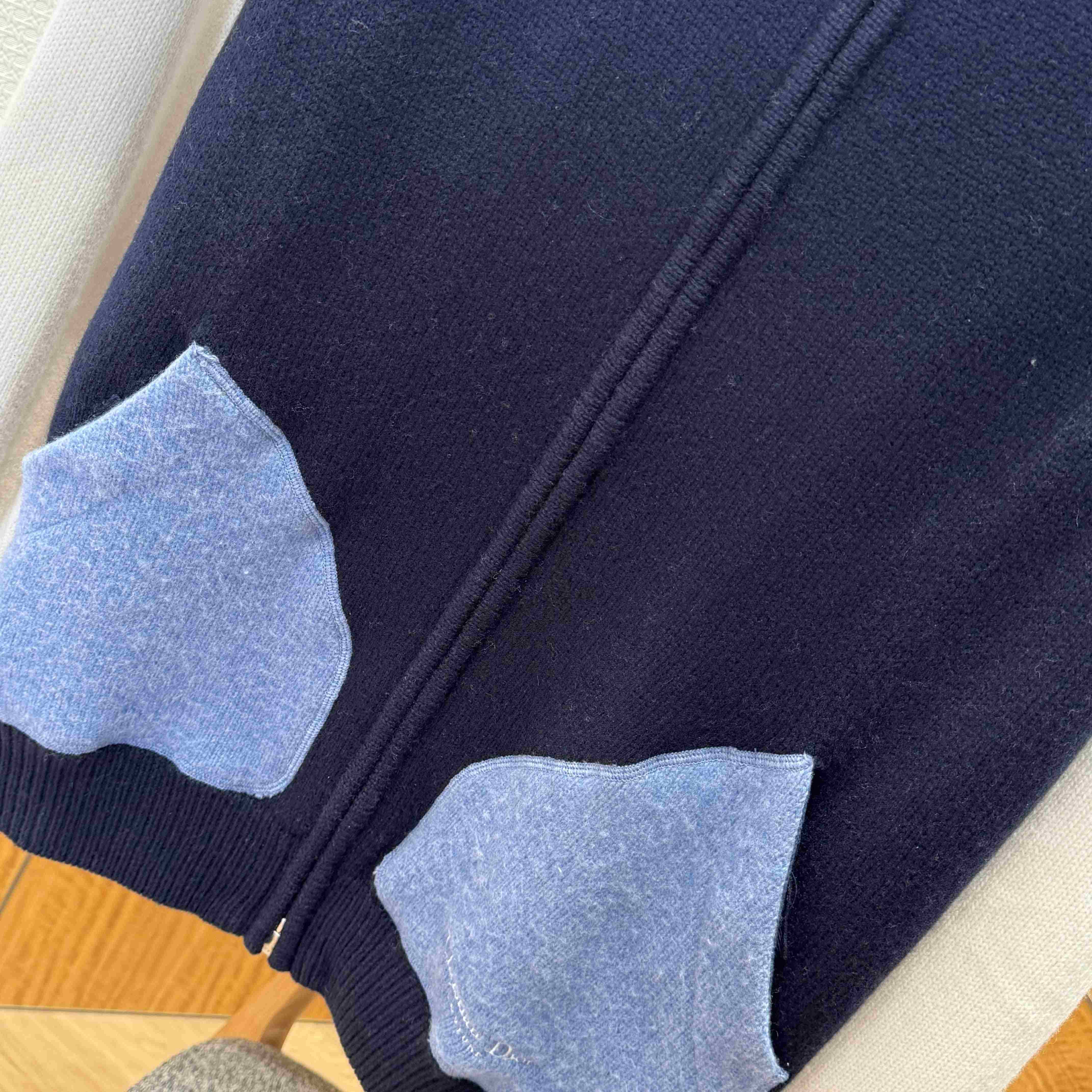 Christian Dior Couture Lily of the Valley Varsity Cardigan  - FashionPlug