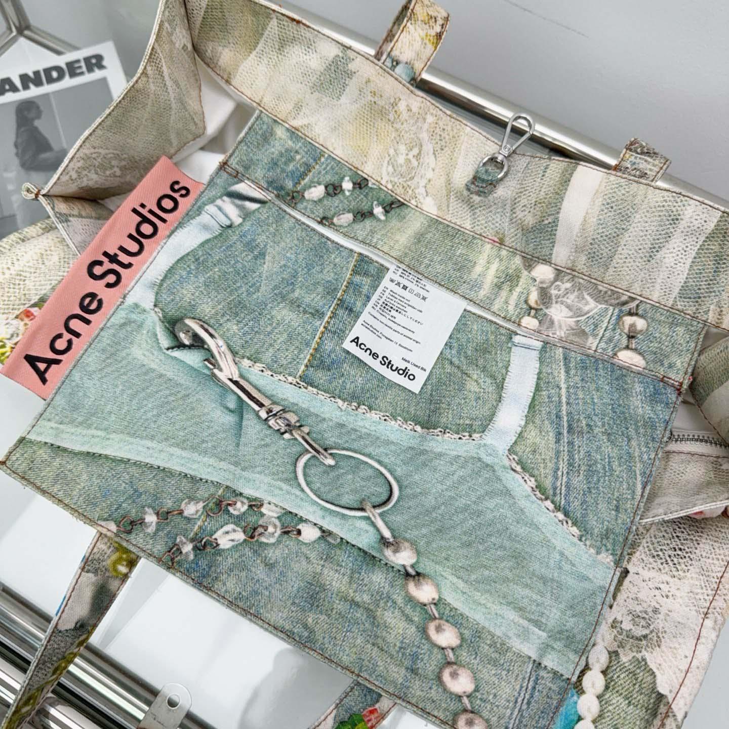 Acne Studios Logo tote bag （47×17×35cm） - FashionPlug