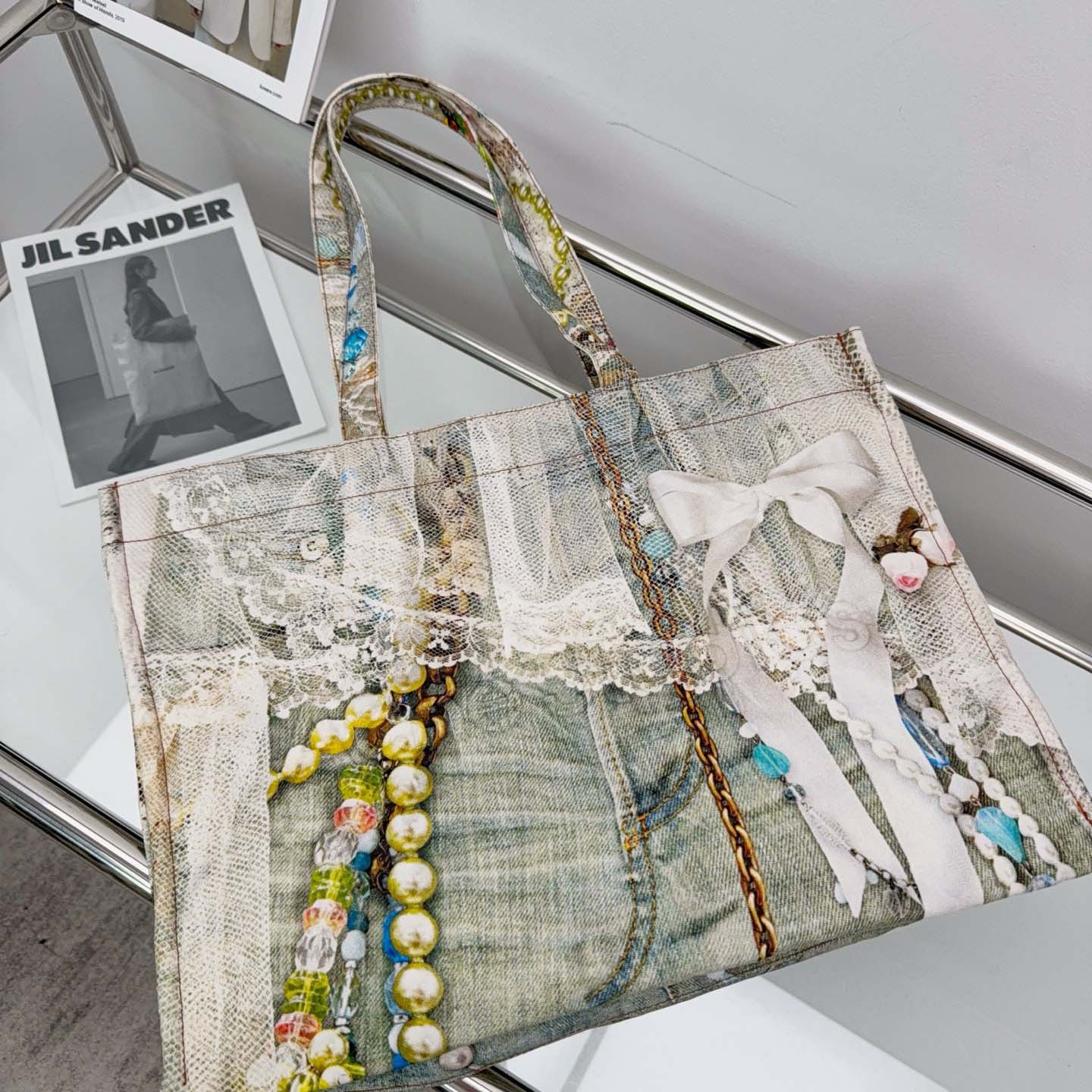 Acne Studios Logo tote bag （47×17×35cm） - FashionPlug