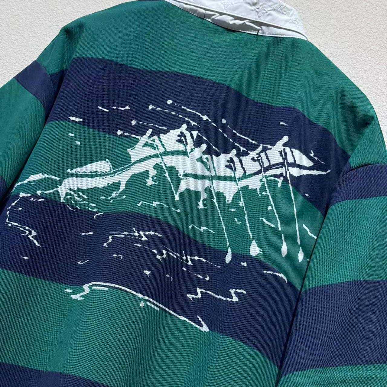 Louis Vuitton Striped Short-Sleeved Polo Shirt   1AIKIO - FashionPlug