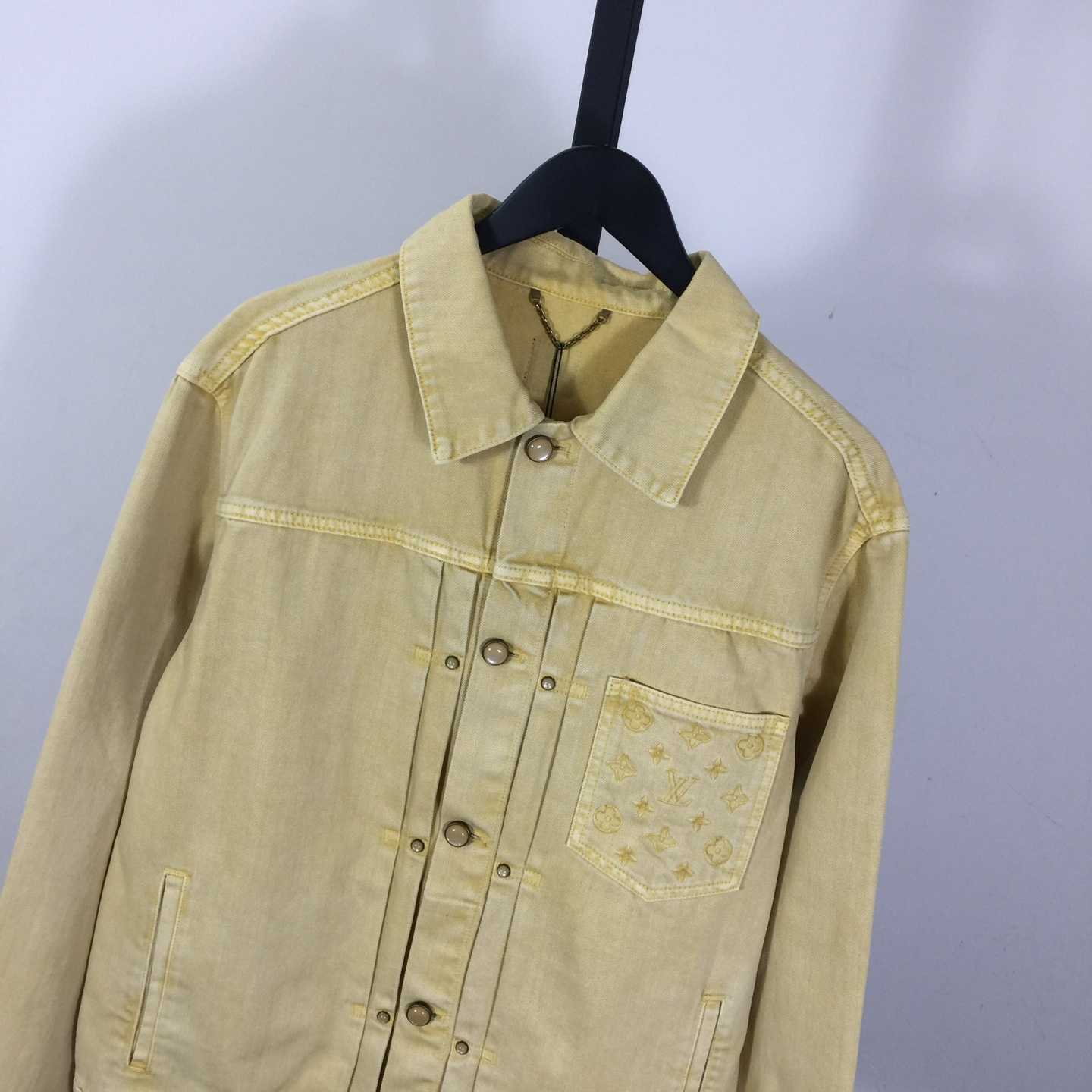 Louis Vuitton Garment-Dyed Denim Type II Trucker Jacket   1AHUY0 - FashionPlug