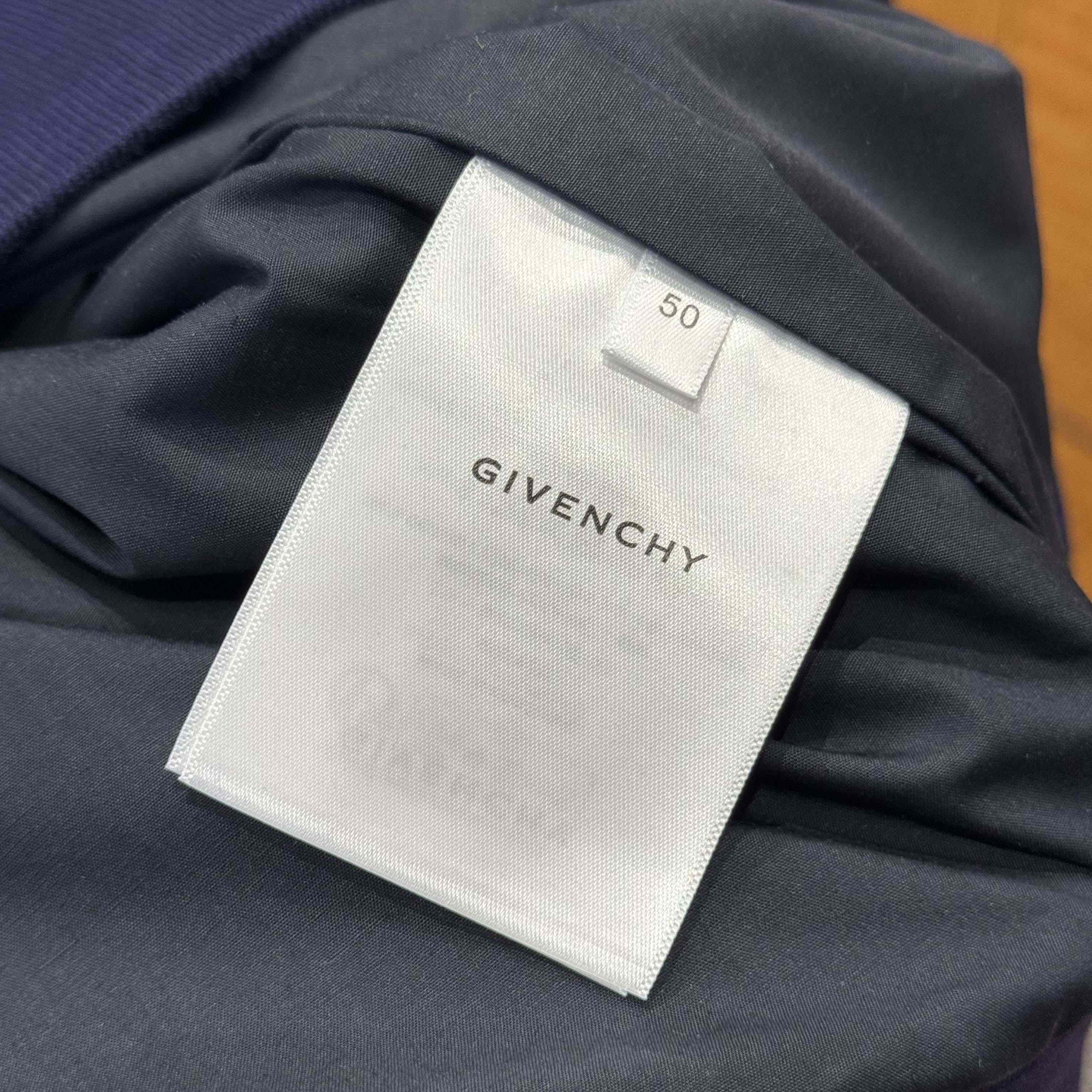 Givenchy Sweatshirt In Satin With Givenchy Paris Embroidery - FashionPlug