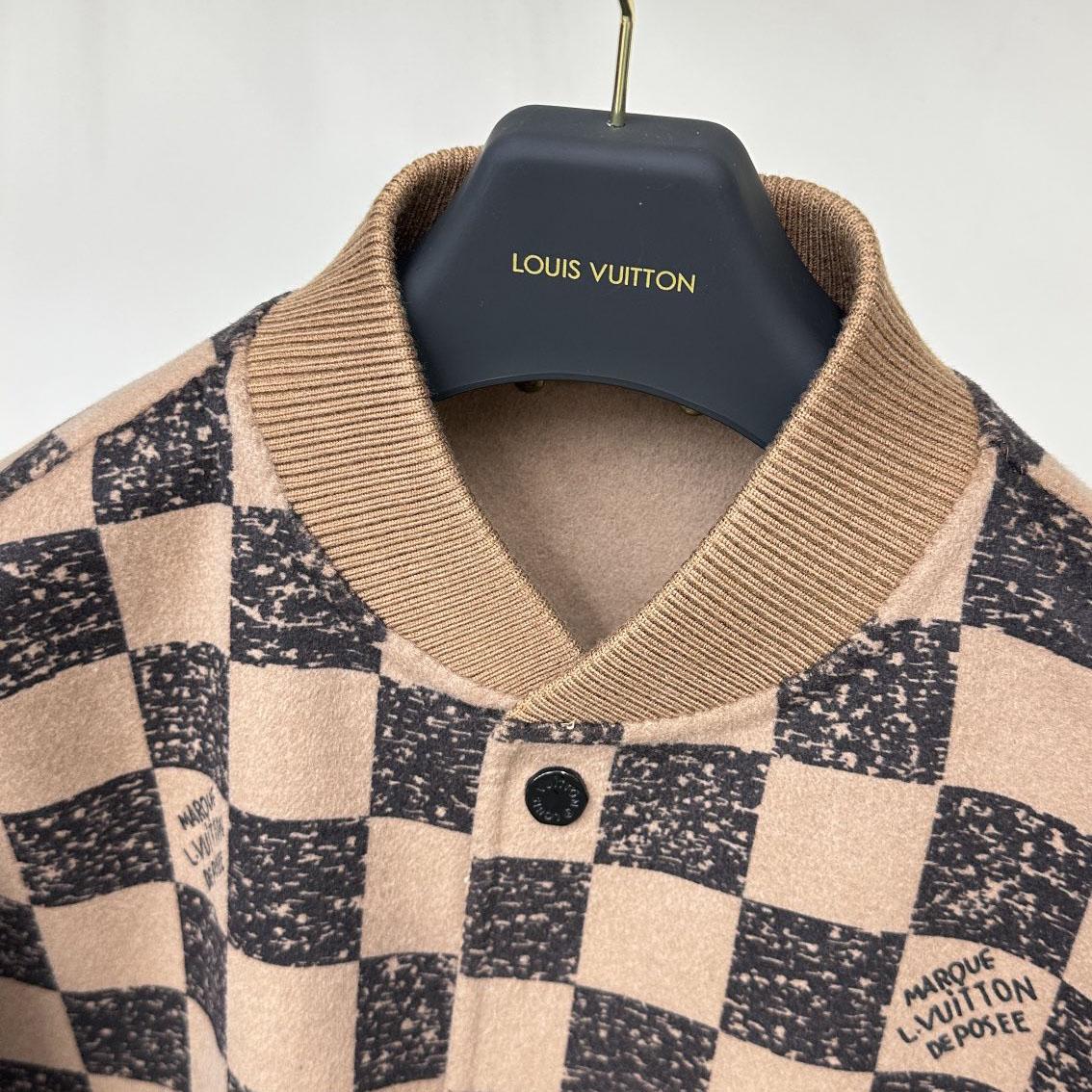 Louis Vuitton Reversible Damier Bomber Jacket  - FashionPlug
