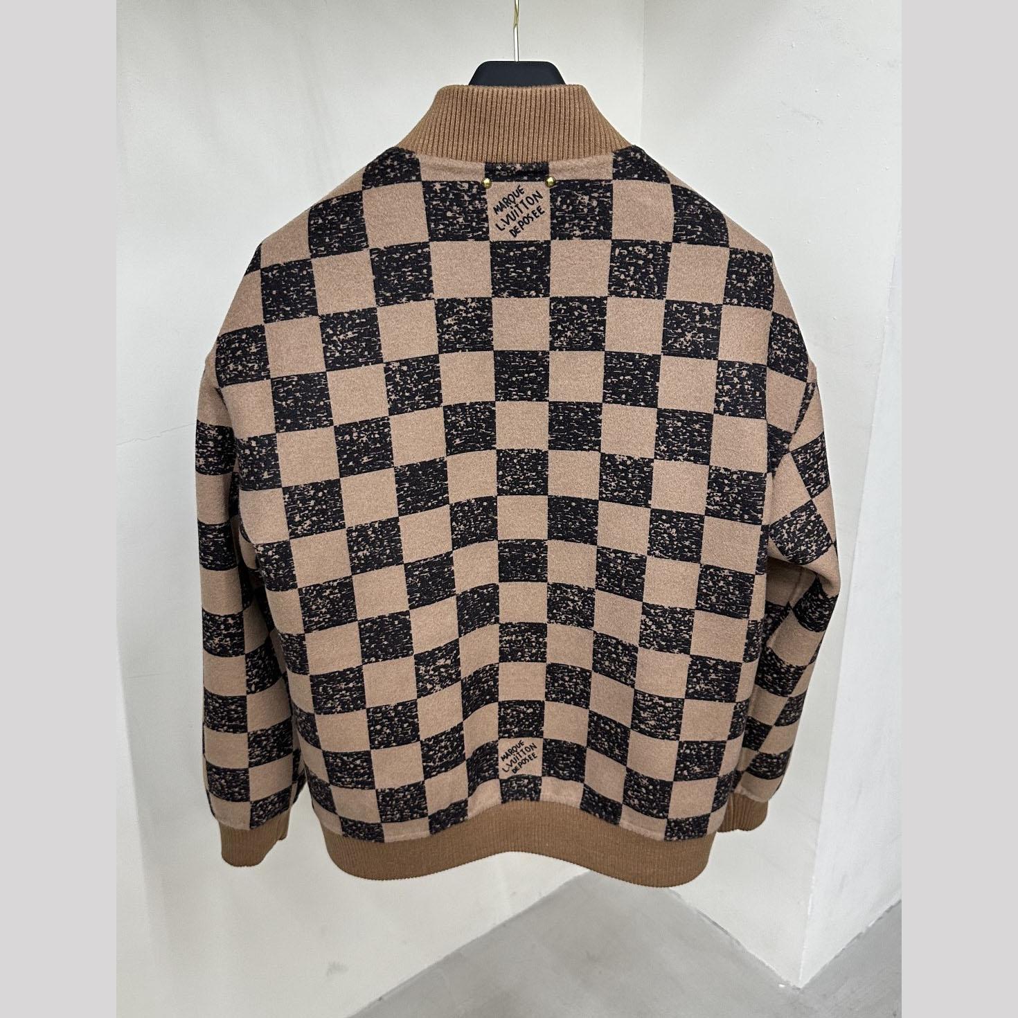 Louis Vuitton Reversible Damier Bomber Jacket  - FashionPlug