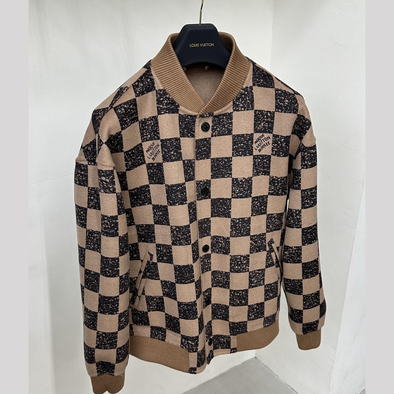 Louis Vuitton Reversible Damier Bomber Jacket  - FashionPlug