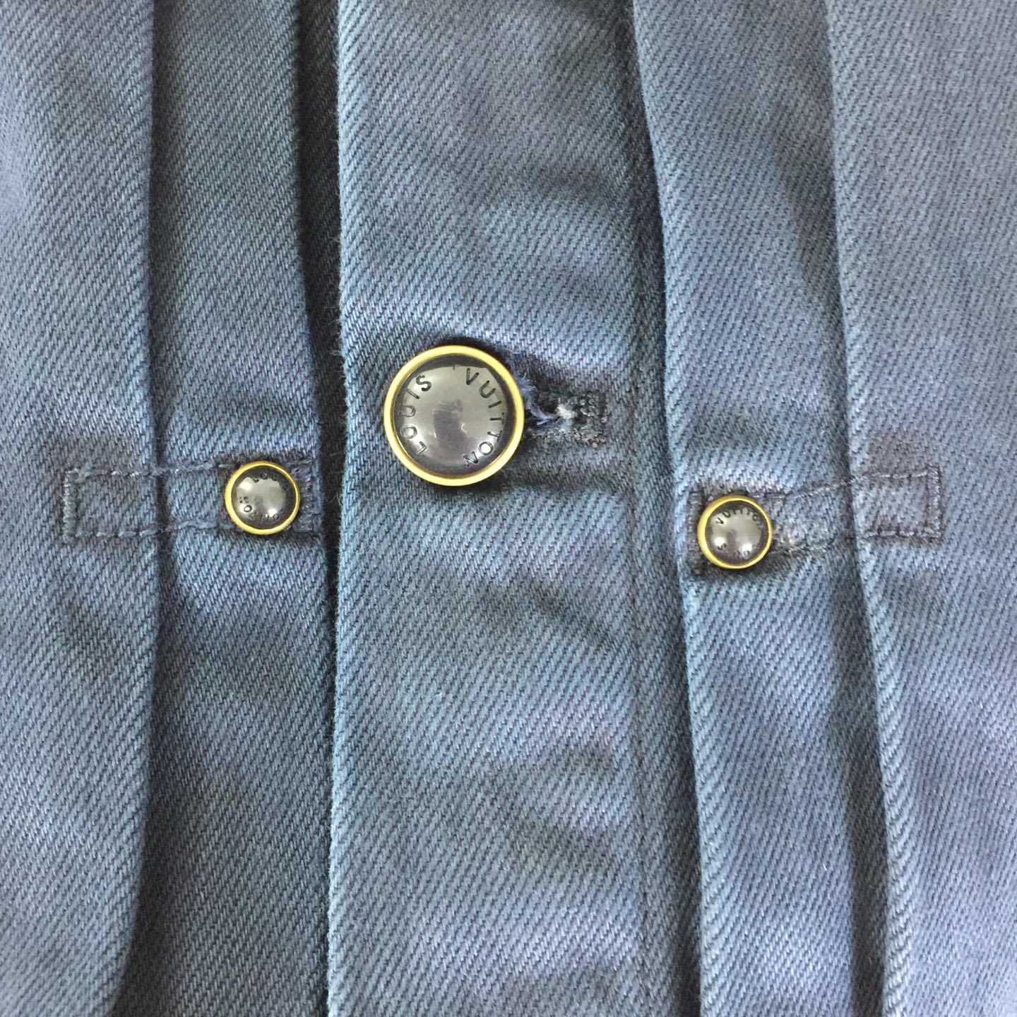 Louis Vuitton Garment-Dyed Denim Type II Trucker Jacket   1AHUY5 - FashionPlug