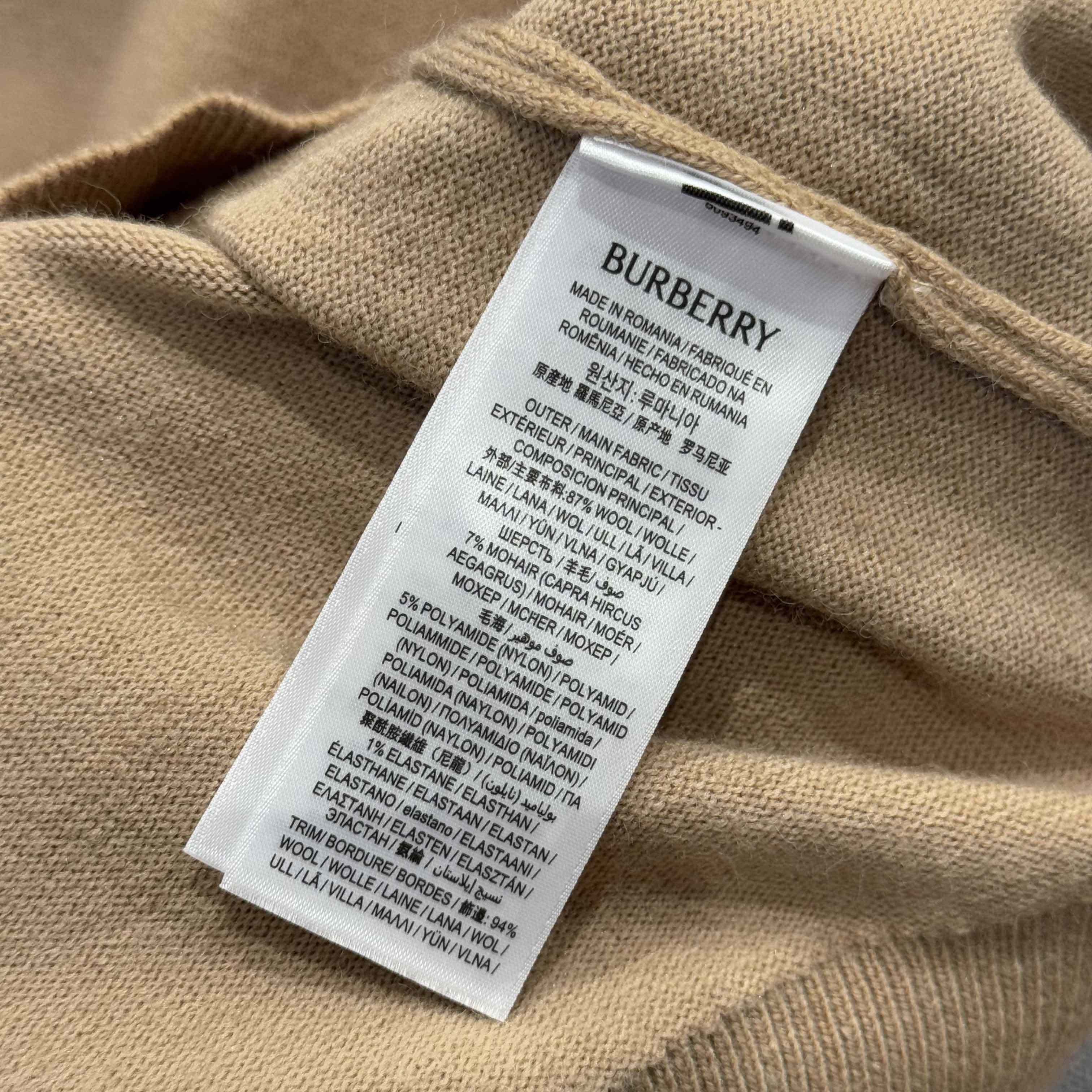 Burberry Long-sleeve Cashmere Blend Polo Shirt - FashionPlug