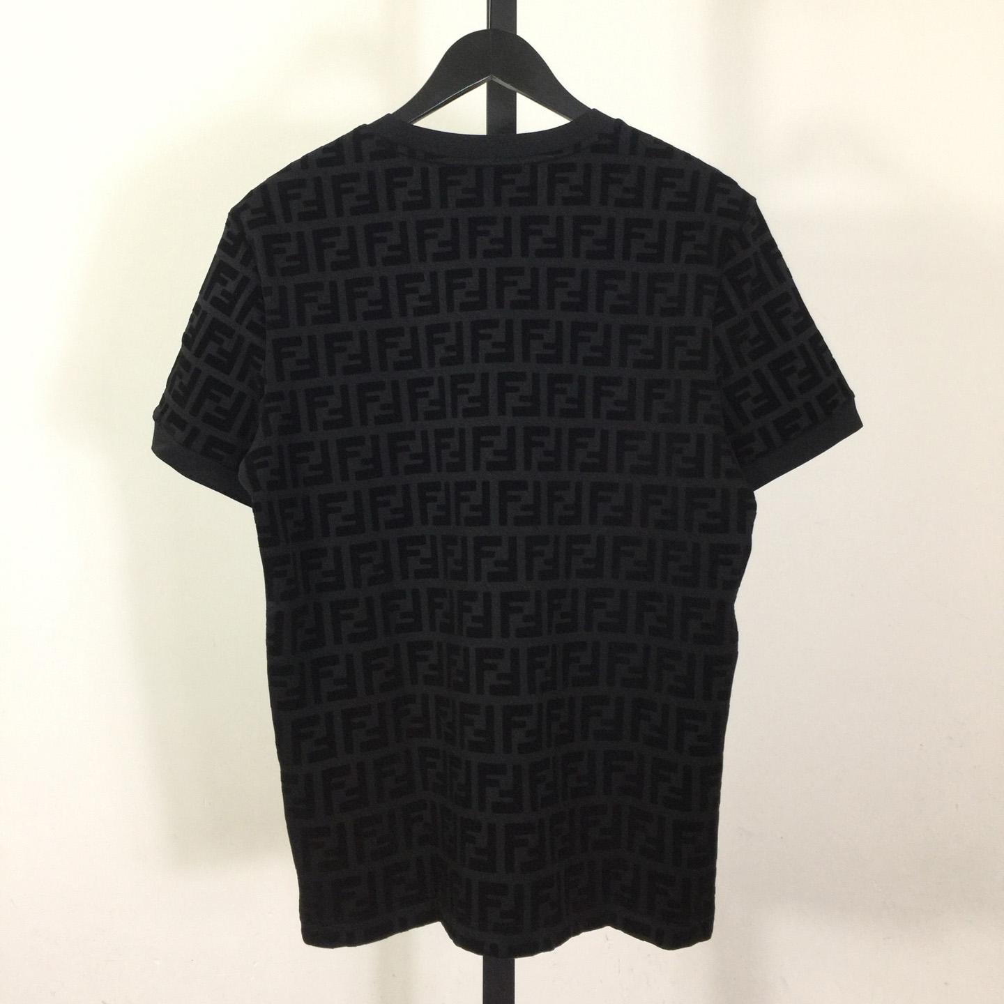 Fendi Cotton Jersey T-shirt  - FashionPlug