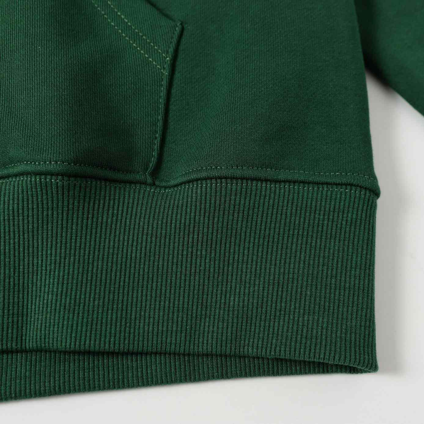 Denim Tears Cotton Wreath Zip Hoodie Green - FashionPlug