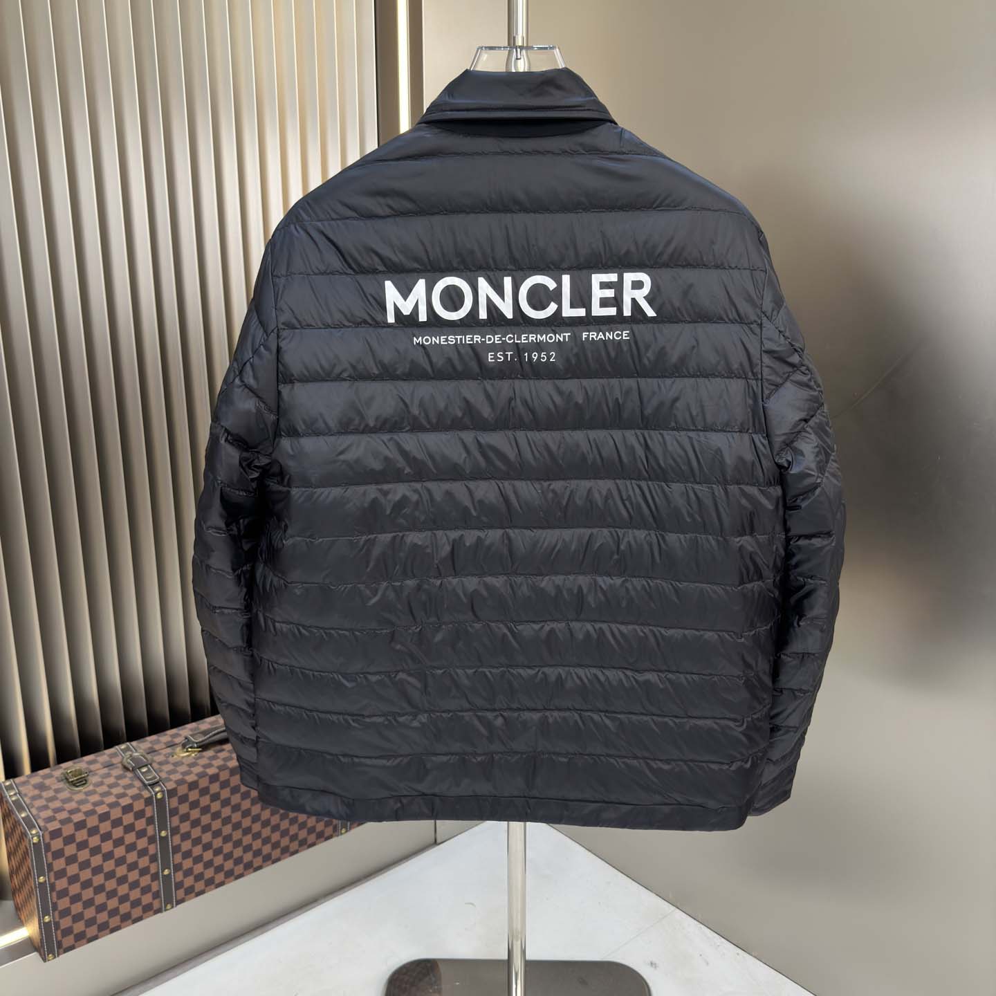 Moncler Cidone Reversible Down Shirt Jacket - FashionPlug