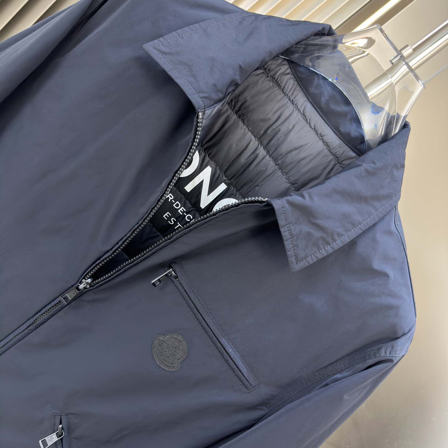 Moncler Cidone Reversible Down Shirt Jacket - FashionPlug