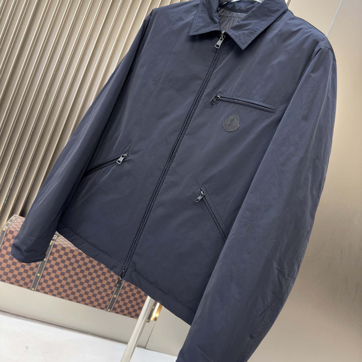 Moncler Cidone Reversible Down Shirt Jacket - FashionPlug