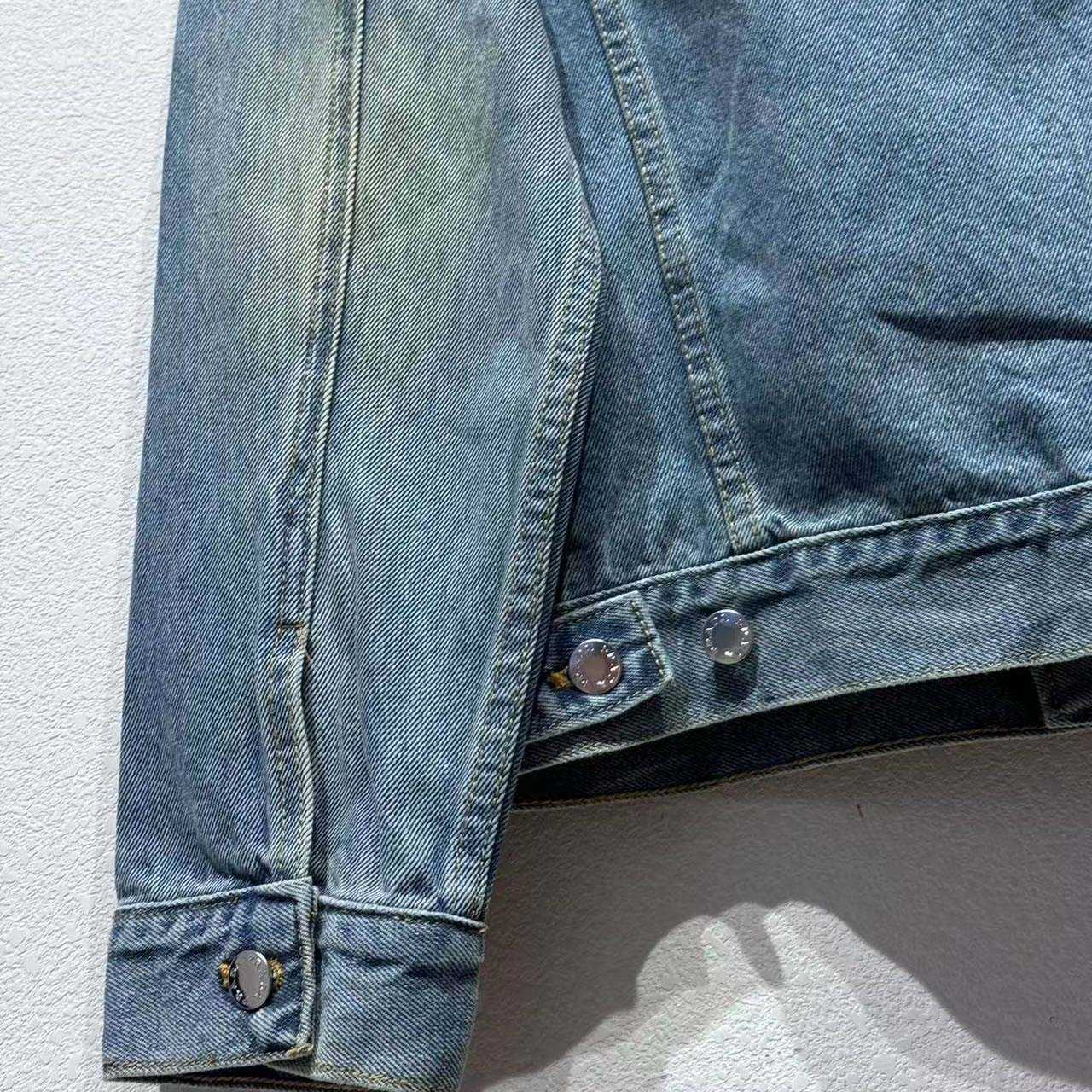 Prada Triangle-logo Denim Blouson Jacket - FashionPlug