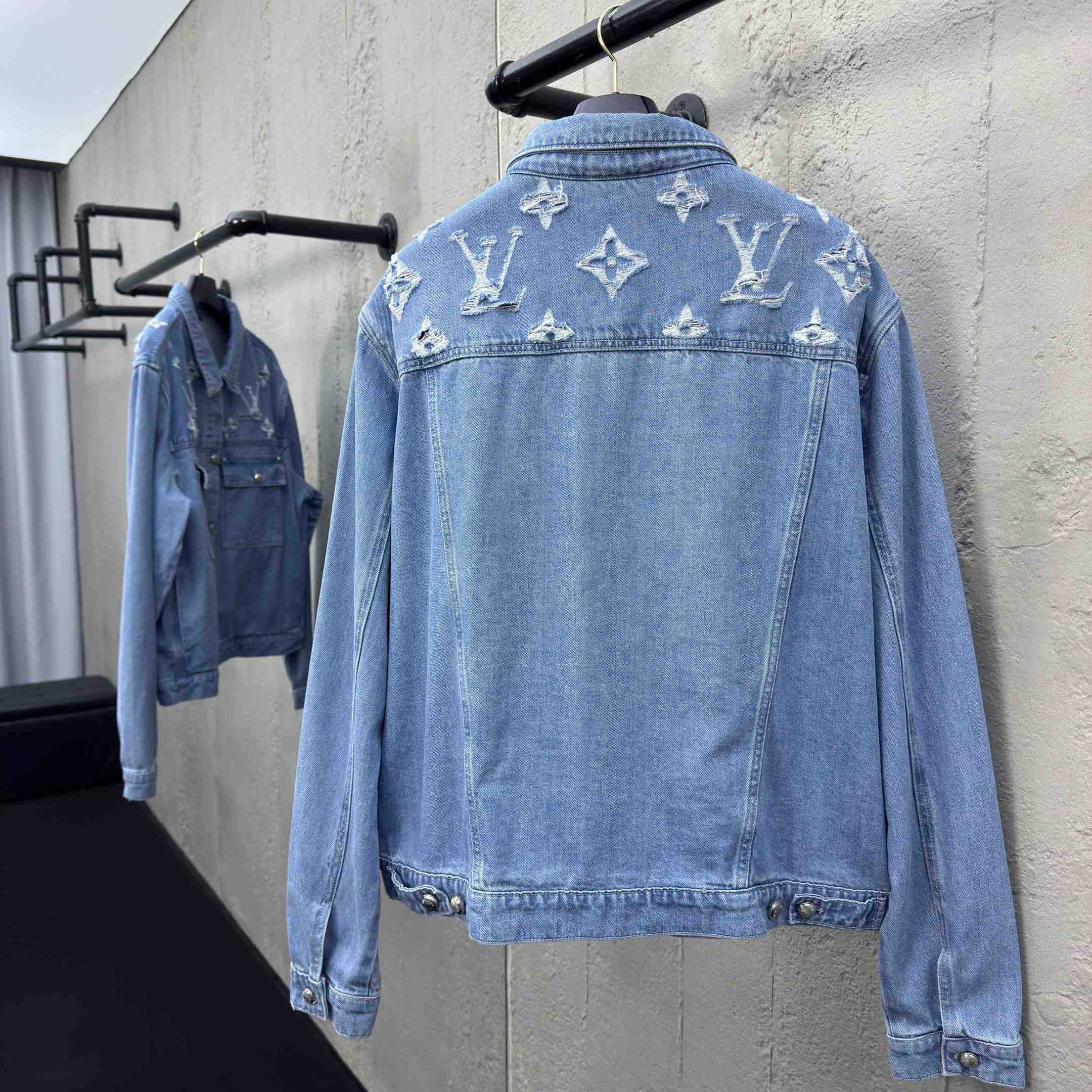 Louis Vuitton Denim Trucker Jacket  1AGING - FashionPlug