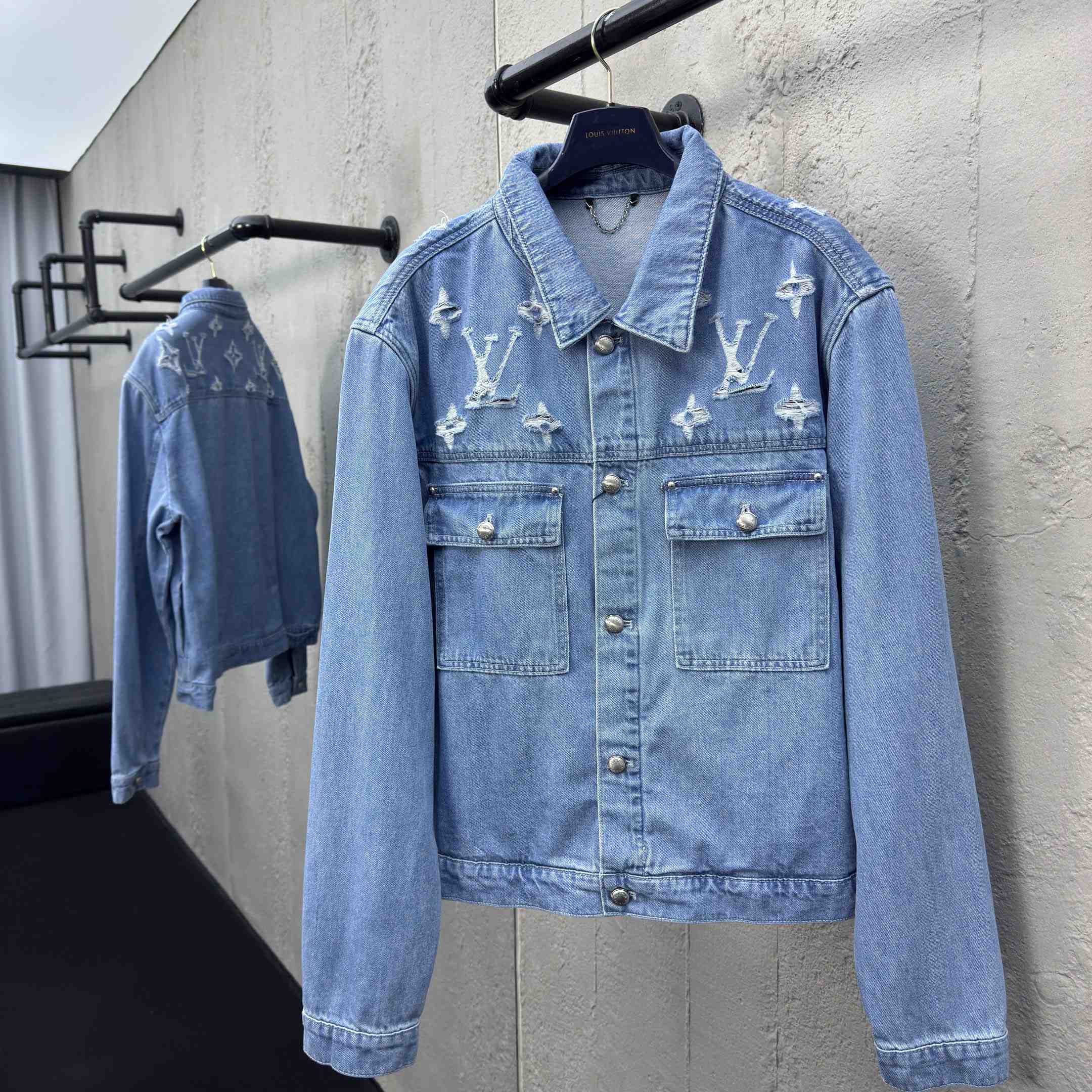 Louis Vuitton Denim Trucker Jacket  1AGING - FashionPlug