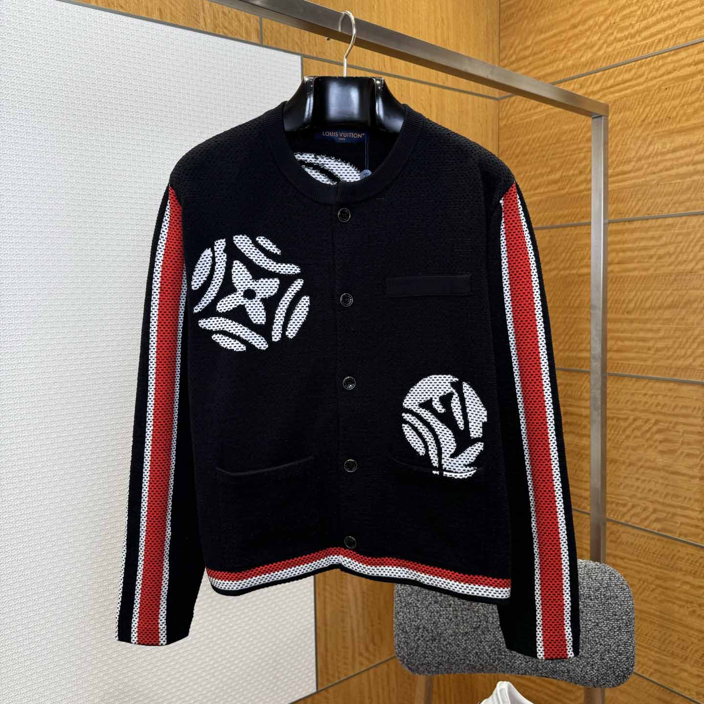 Louis Vuitton Knitted Cotton Jacket   1AIM87 - FashionPlug