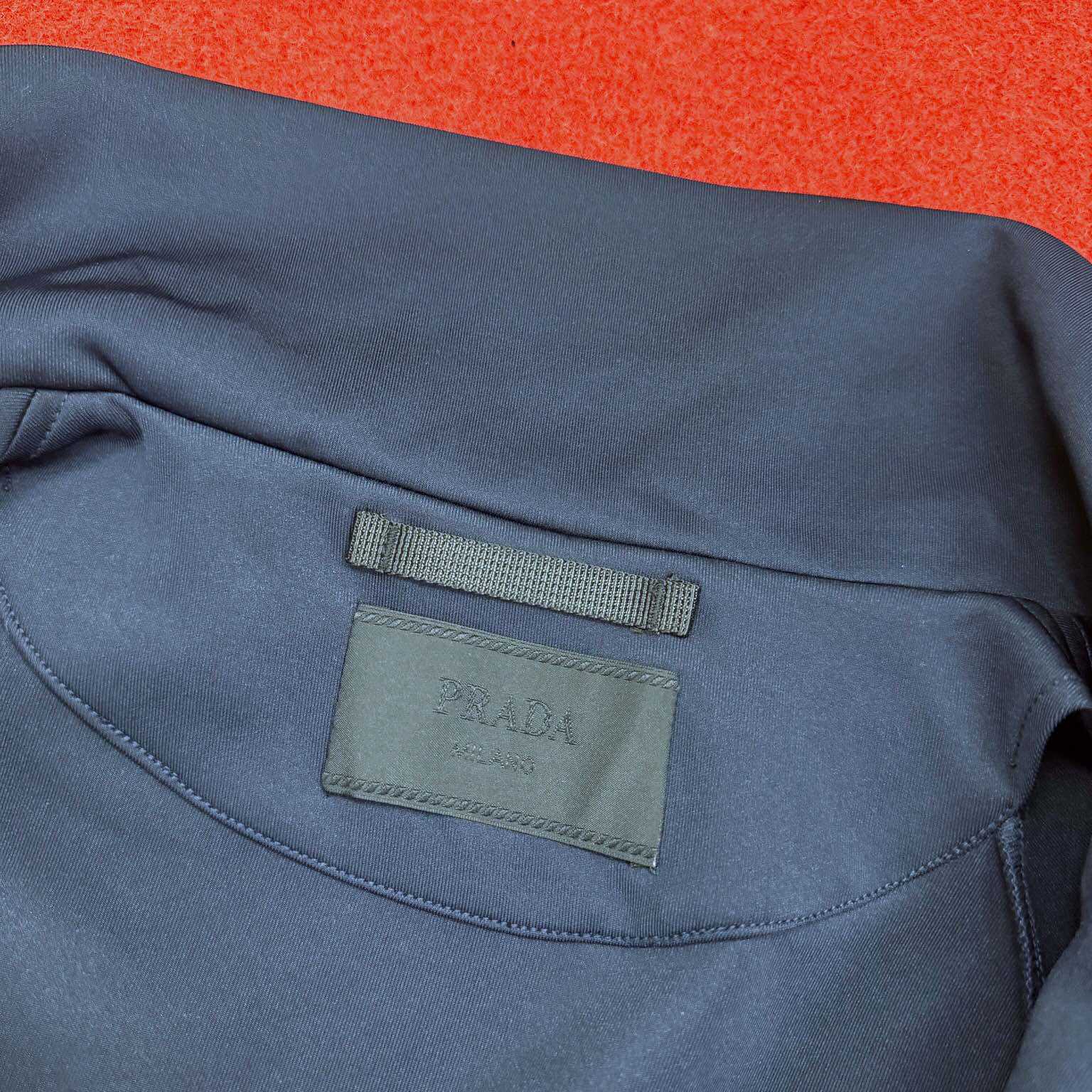 Prada Zippered Technical Fabric Jacket - FashionPlug