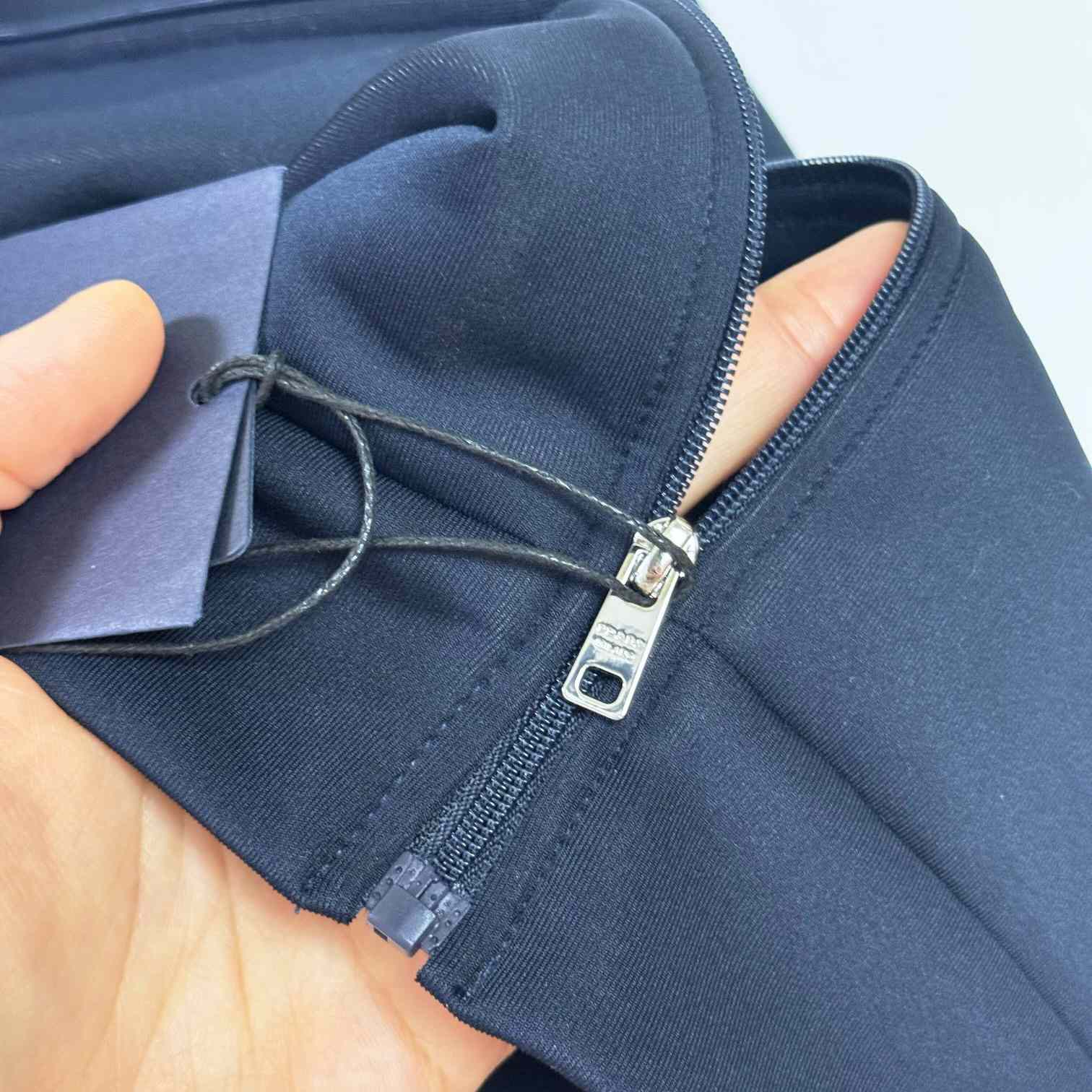 Prada Zippered Technical Fabric Jacket - FashionPlug