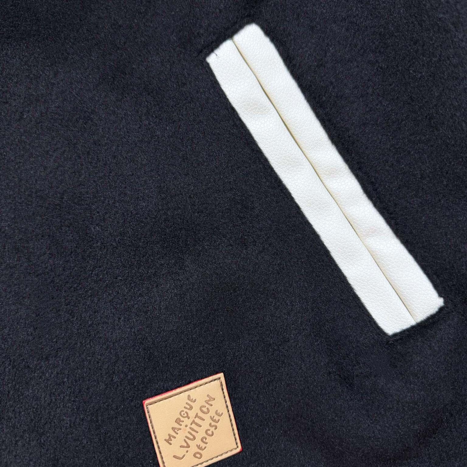 Louis Vuitton Signature Leather Varsity Jacket    - FashionPlug