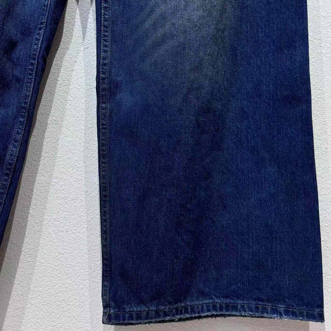 Balenciaga Baggy Pants In Blue Denim - FashionPlug