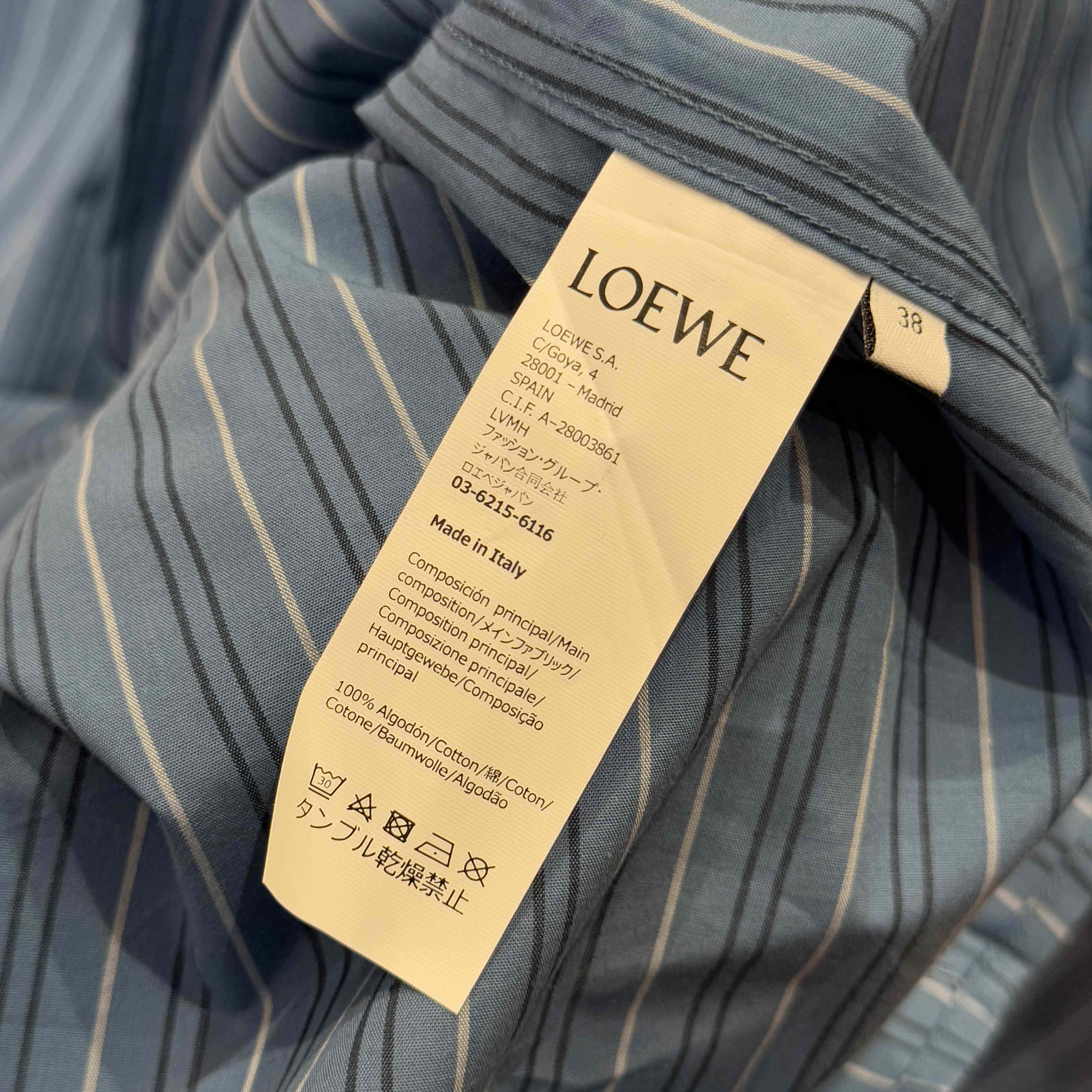 Loewe Shirt 'Stone Blue' - FashionPlug