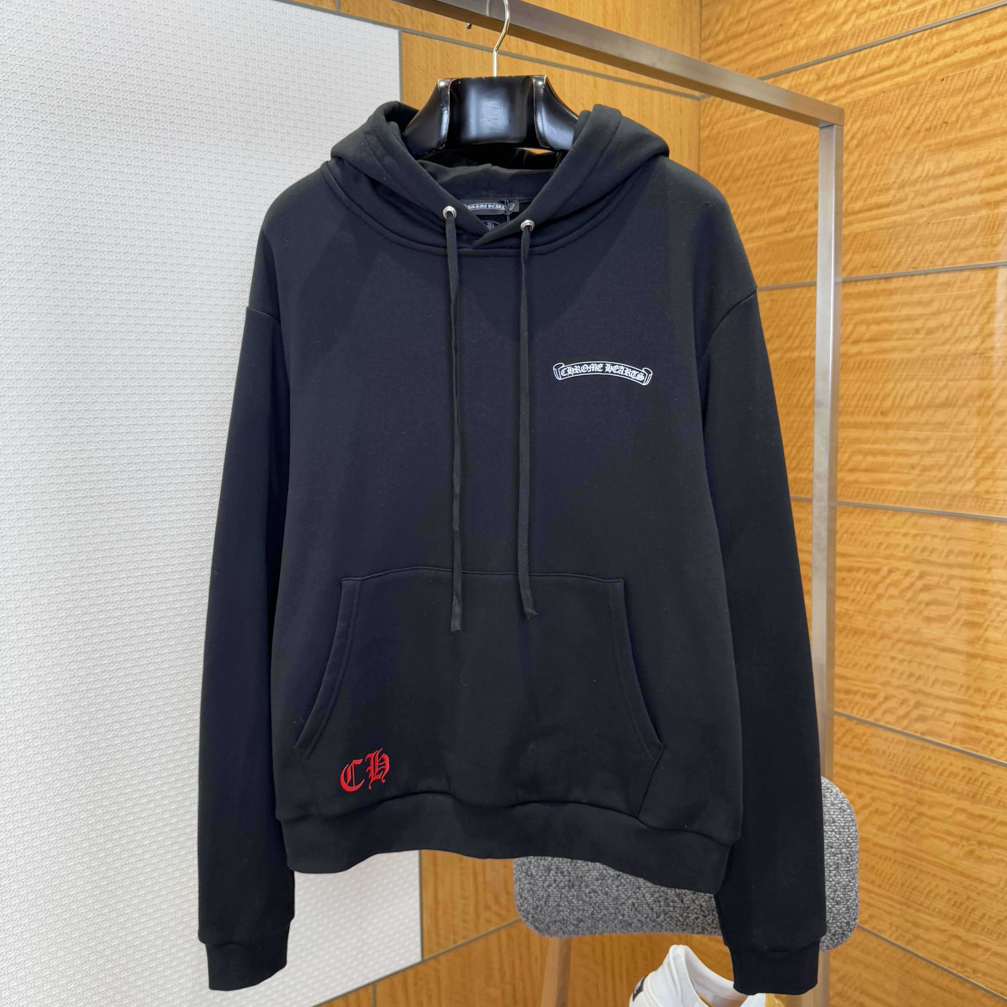Chrome Hearts Cotton Hoodie - FashionPlug