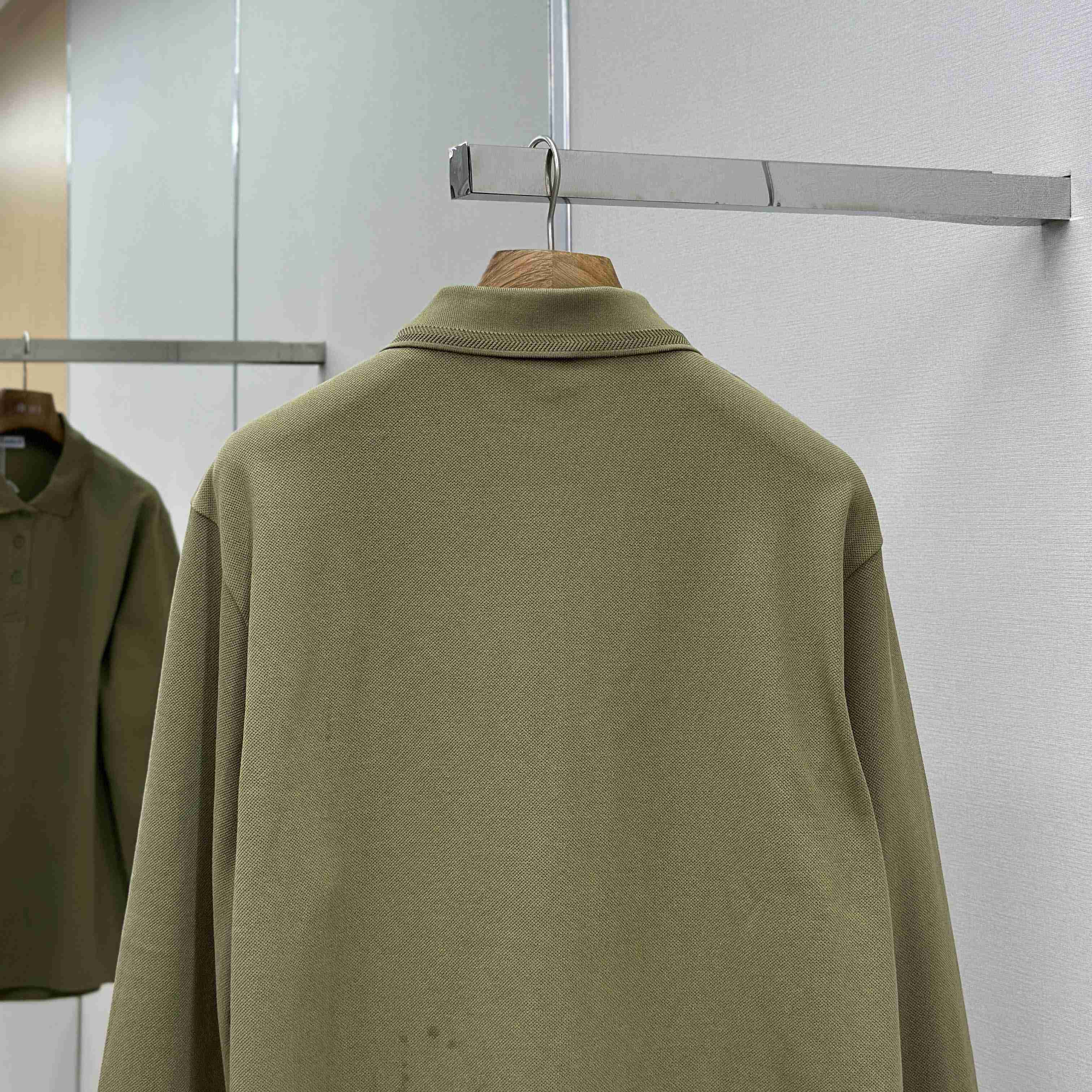 Burberry Long-sleeve Cotton Polo Shirt - FashionPlug