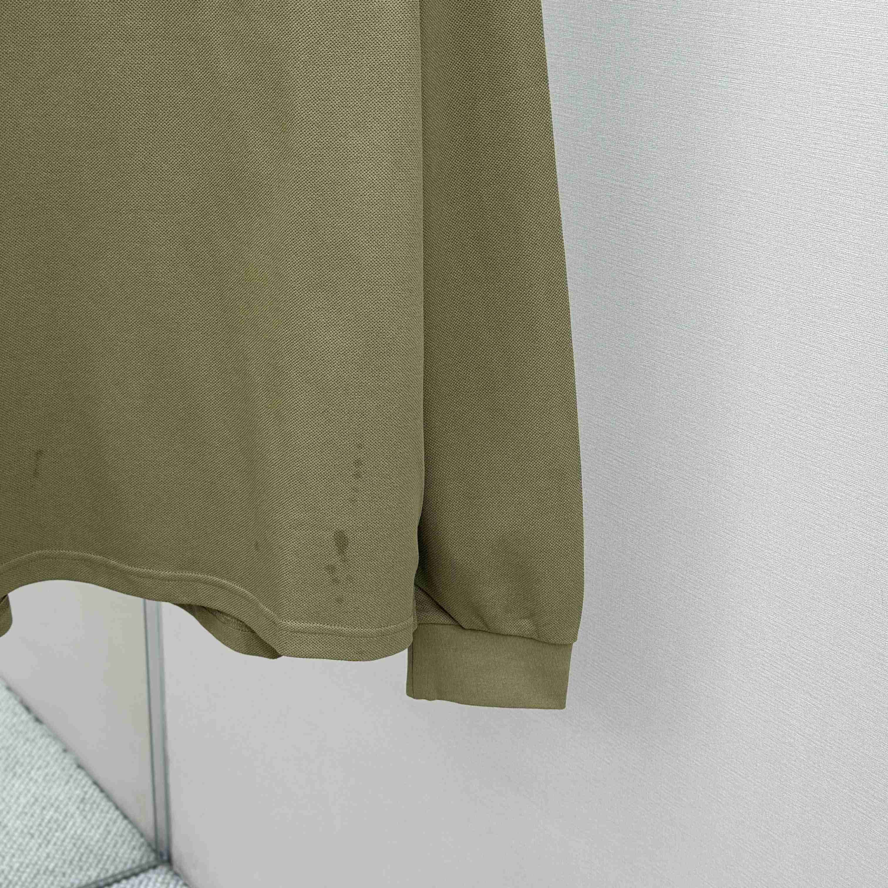 Burberry Long-sleeve Cotton Polo Shirt - FashionPlug