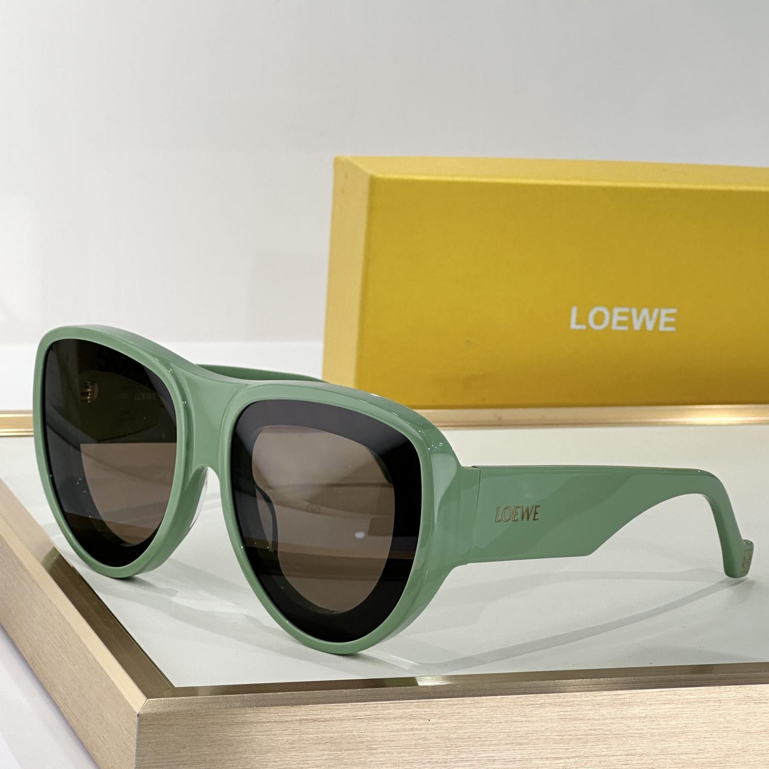 Loewe Front Lenses Aviatior Sunglasses  - FashionPlug