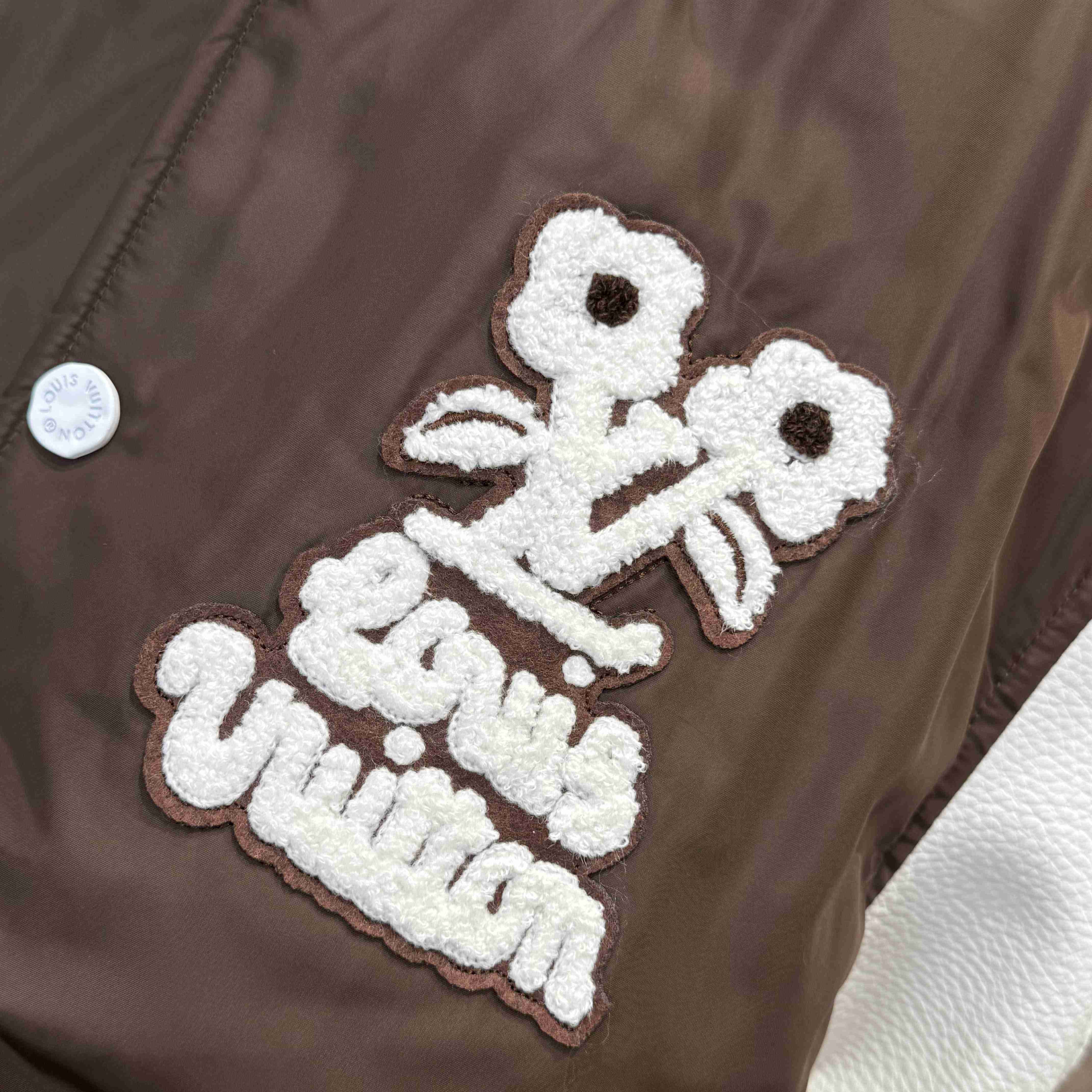 Louis Vuitton Embroidered Varsity Jacket   1AFPWQ - FashionPlug