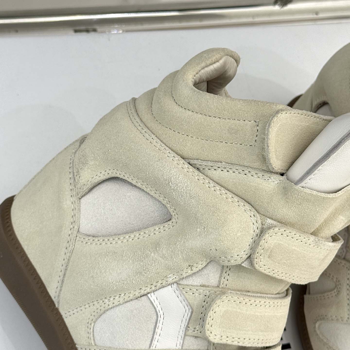 Isabel Marant Balskee High-Top Wedge Sneakers  - FashionPlug