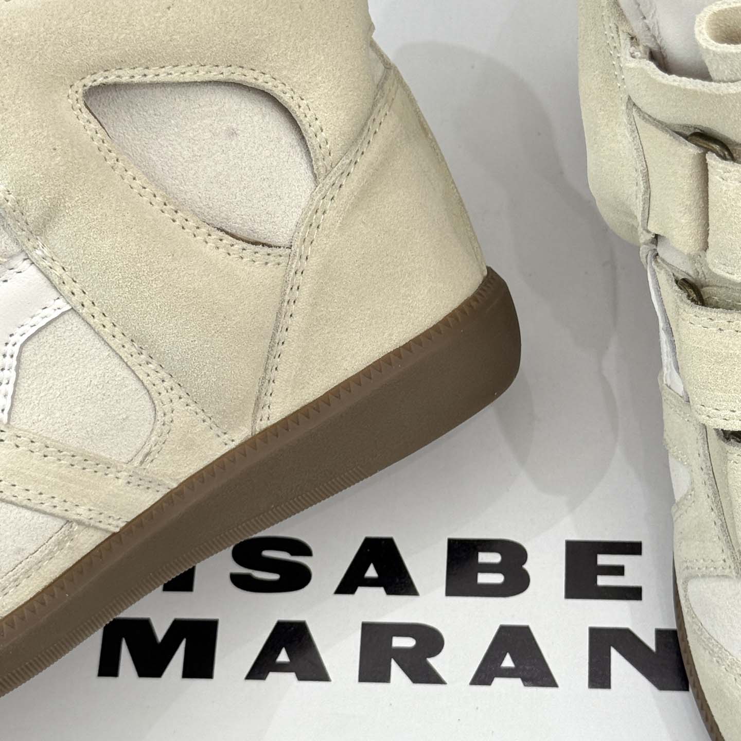 Isabel Marant Balskee High-Top Wedge Sneakers  - FashionPlug