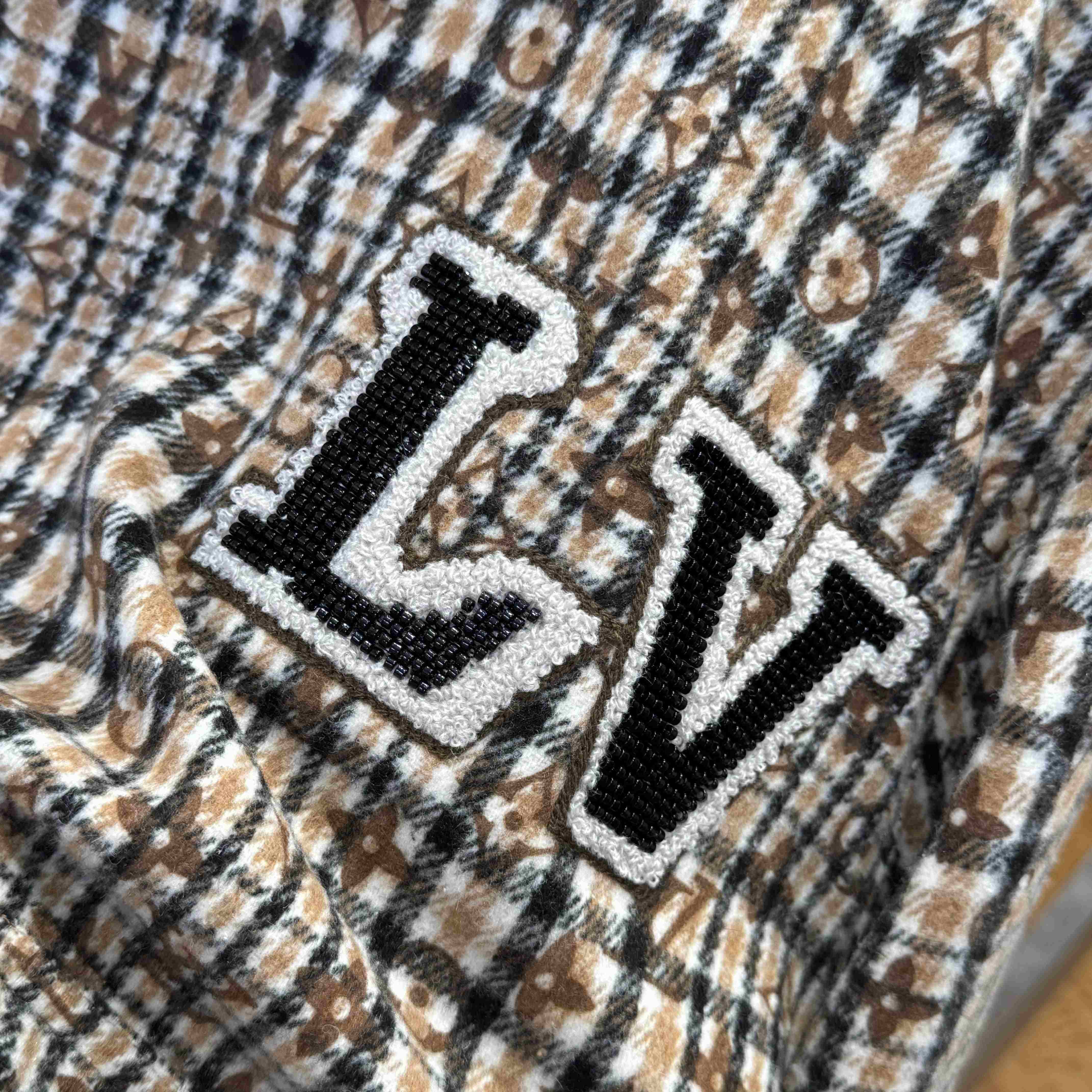 Louis Vuitton Monogram Wool Harrington Blouson   1AGIP7 - FashionPlug