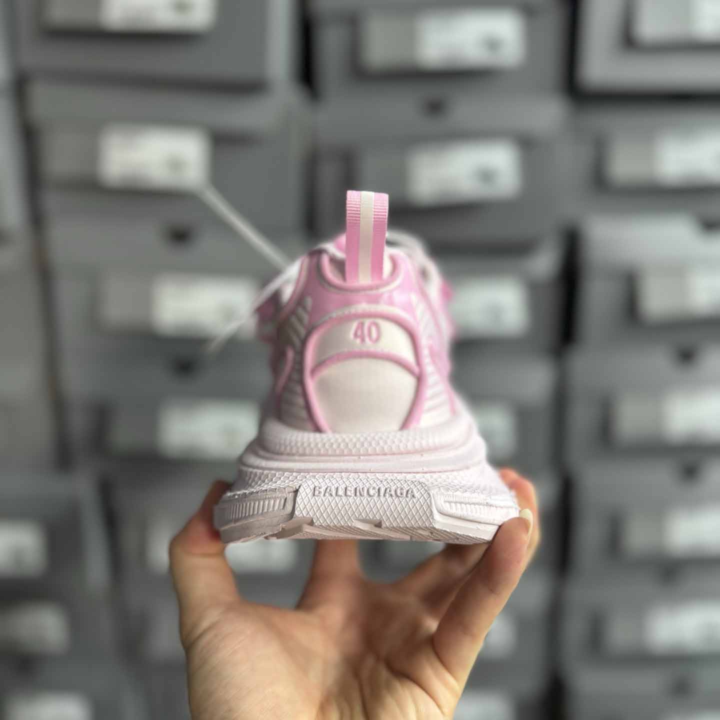 Balenciaga 3XL VG Edition Satin Bows Pink  - FashionPlug