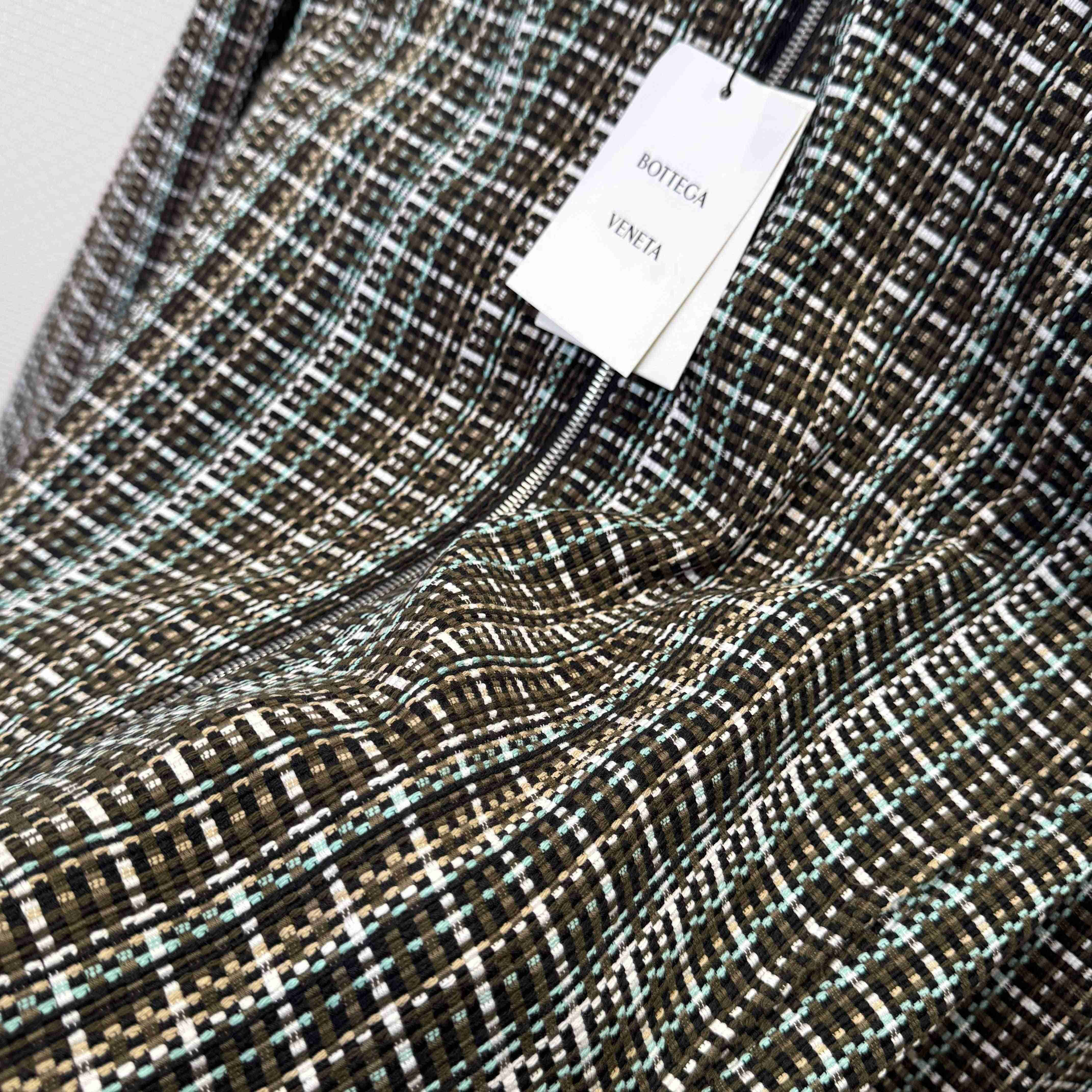 Bottega Veneta Multicolor Check Jacket - FashionPlug