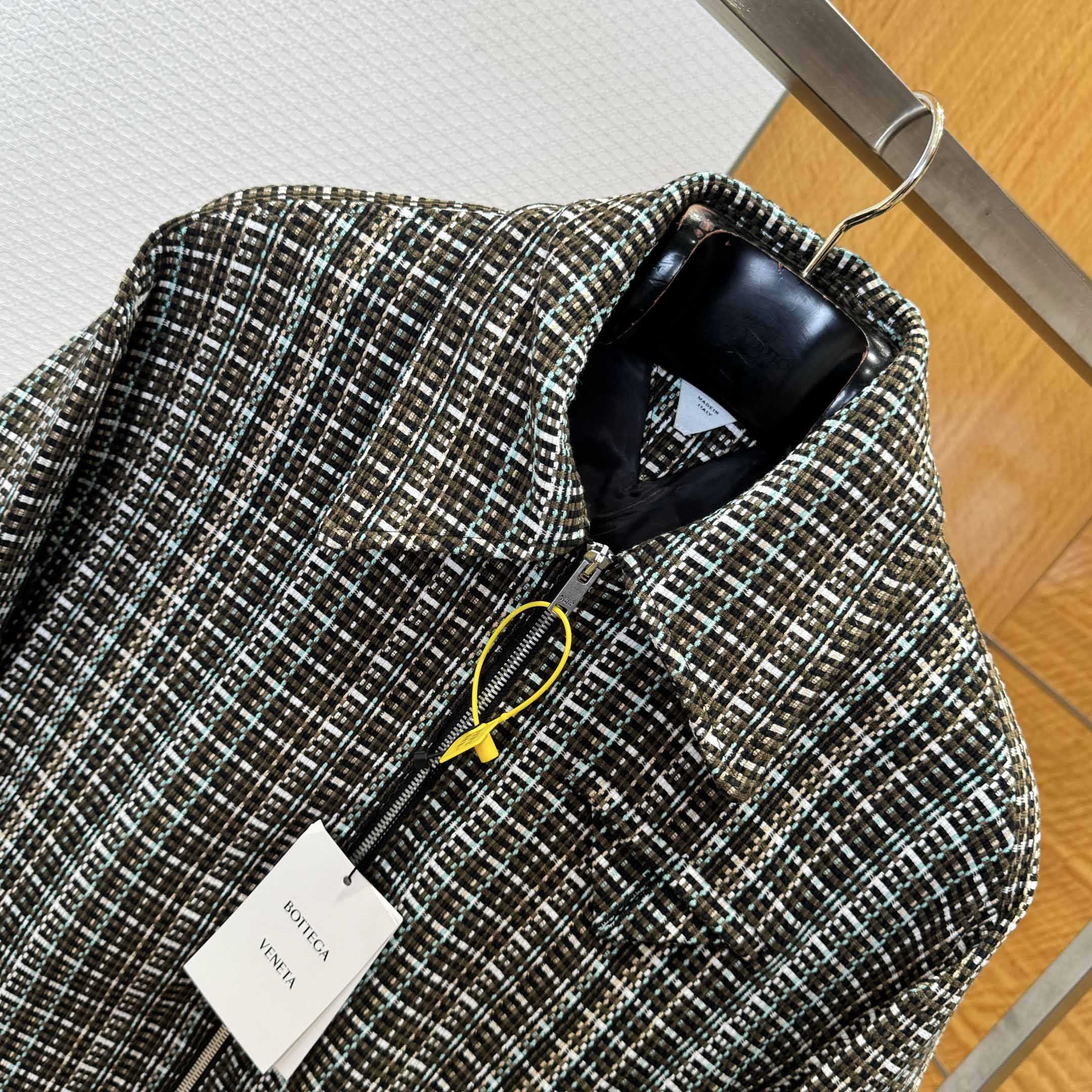 Bottega Veneta Multicolor Check Jacket - FashionPlug