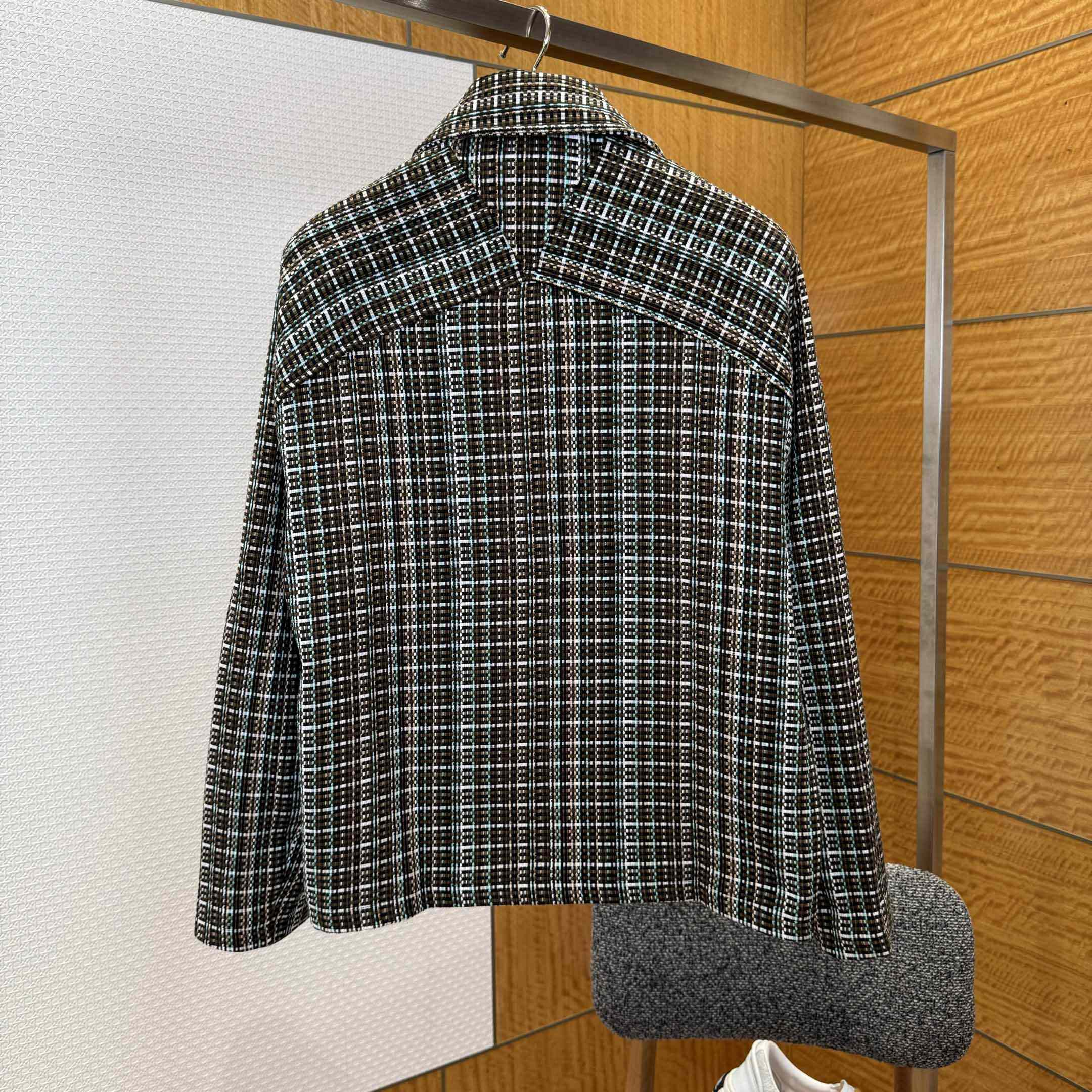 Bottega Veneta Multicolor Check Jacket - FashionPlug