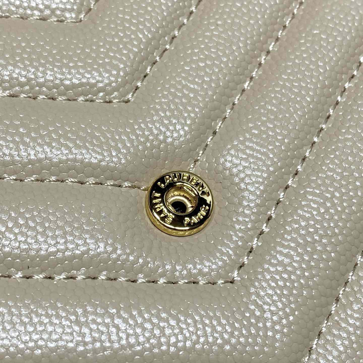 Saint Laurent Cassandre Chain Wallet In Lambskin - FashionPlug