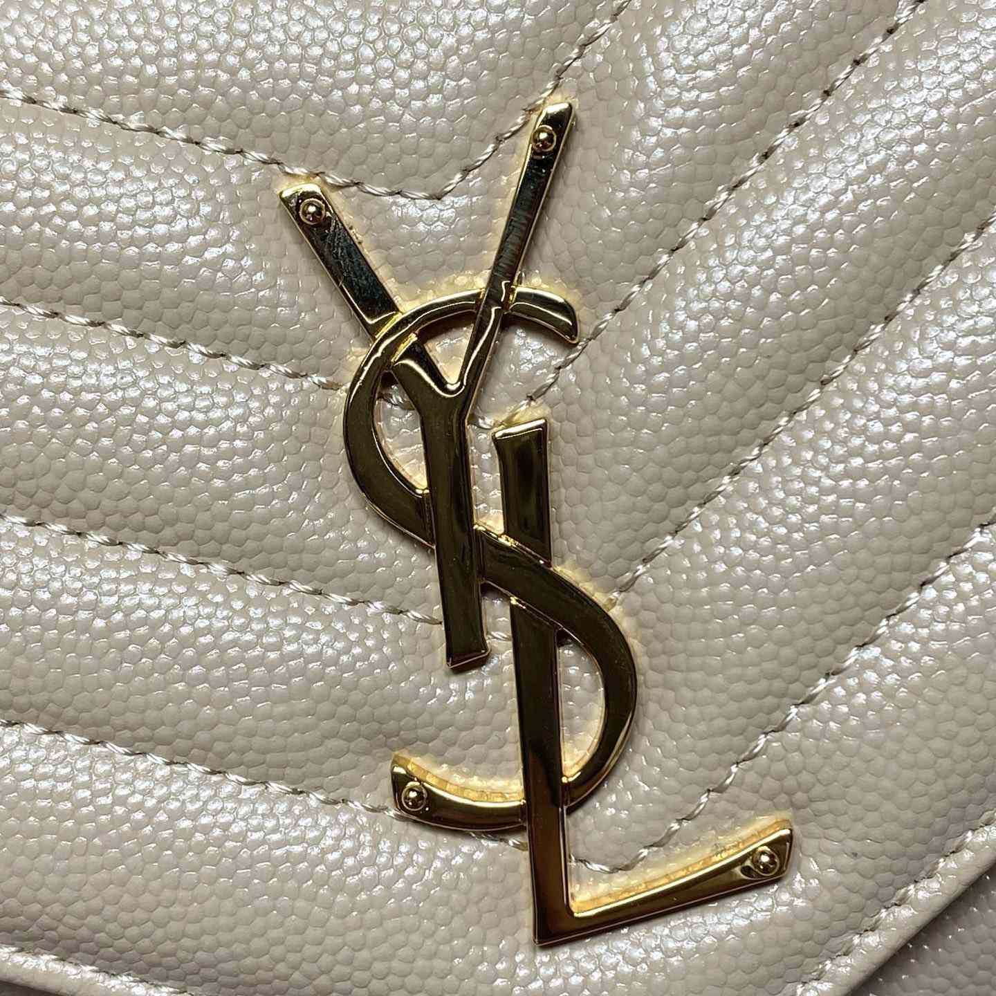 Saint Laurent Cassandre Chain Wallet In Lambskin - FashionPlug